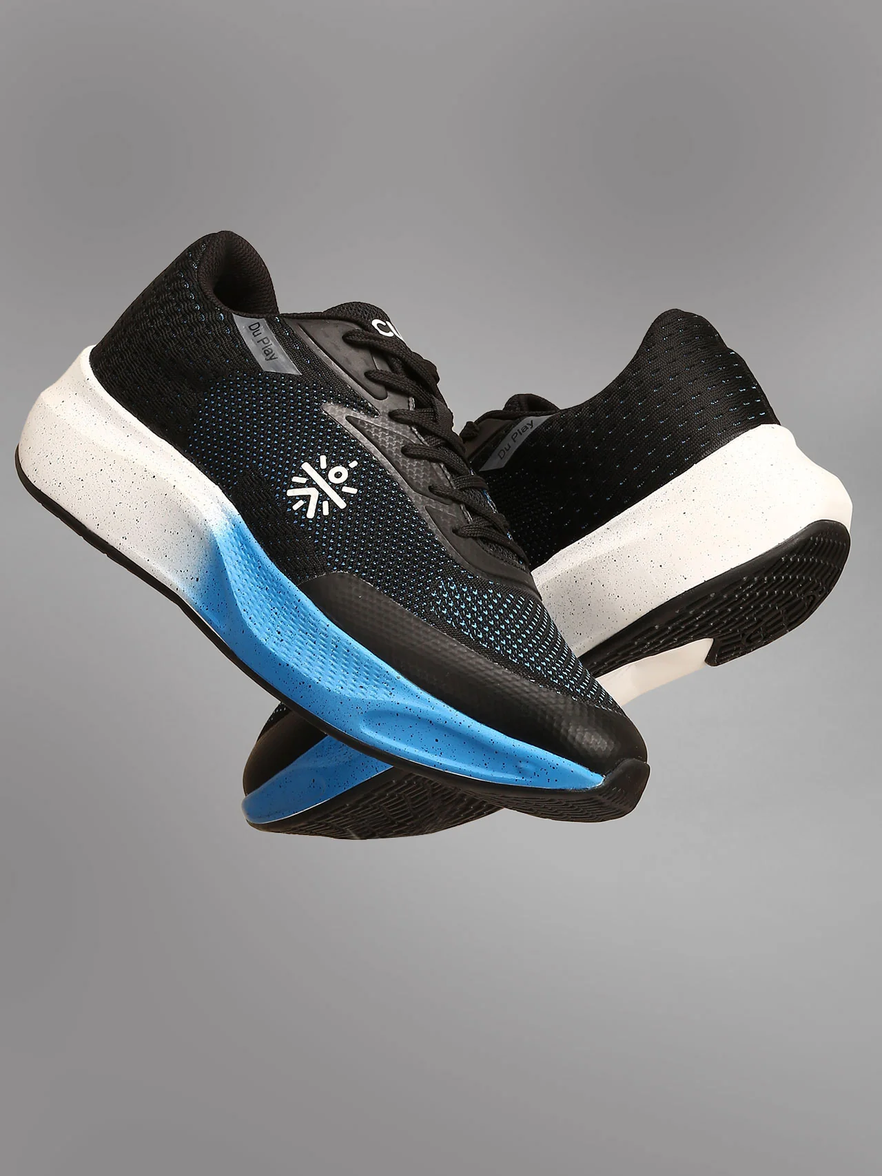cult Men's DuPlay Casual Shoes - Black/Blue - Image 10