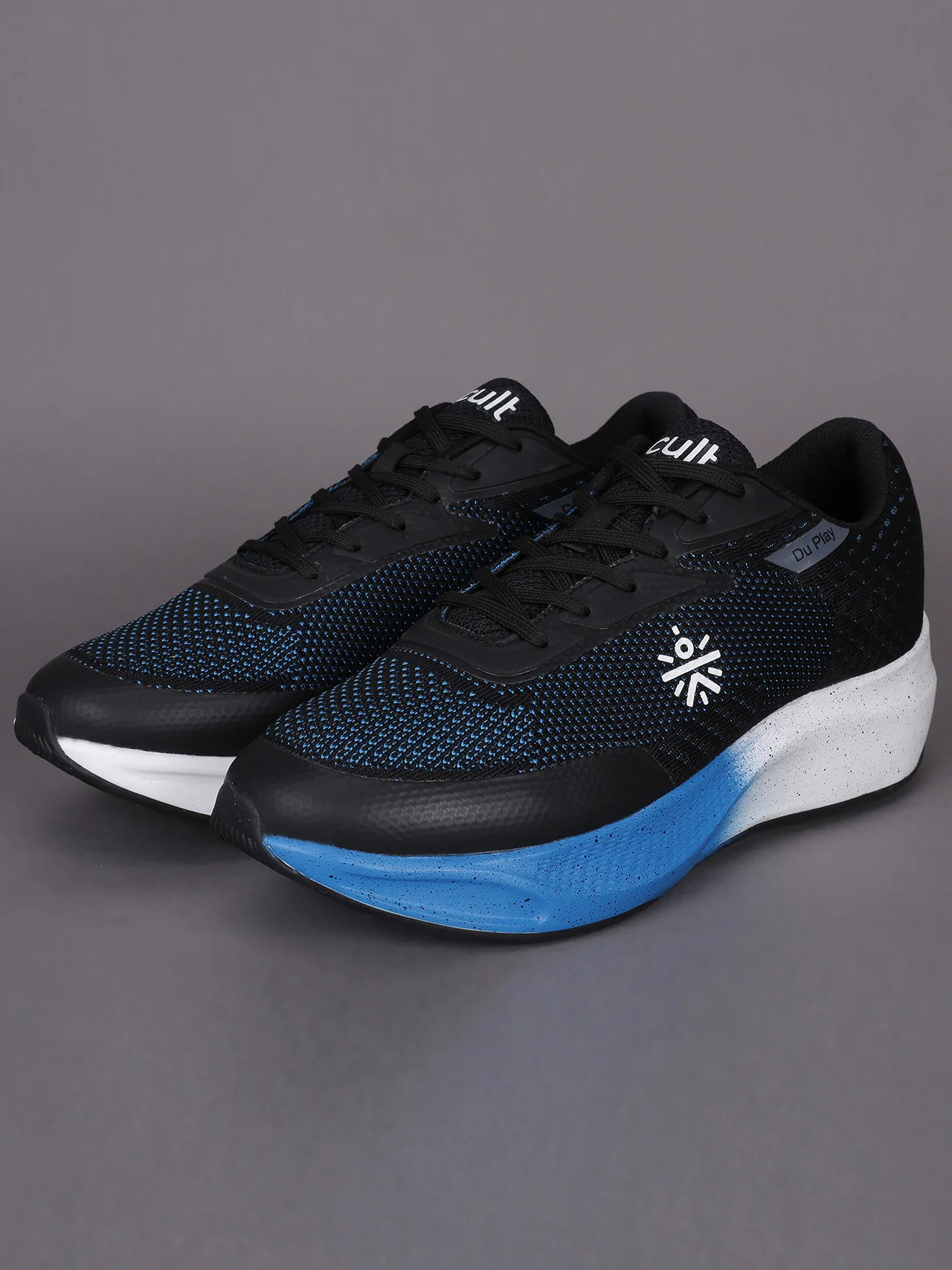 cult Men's DuPlay Casual Shoes - Black/Blue - Image 7