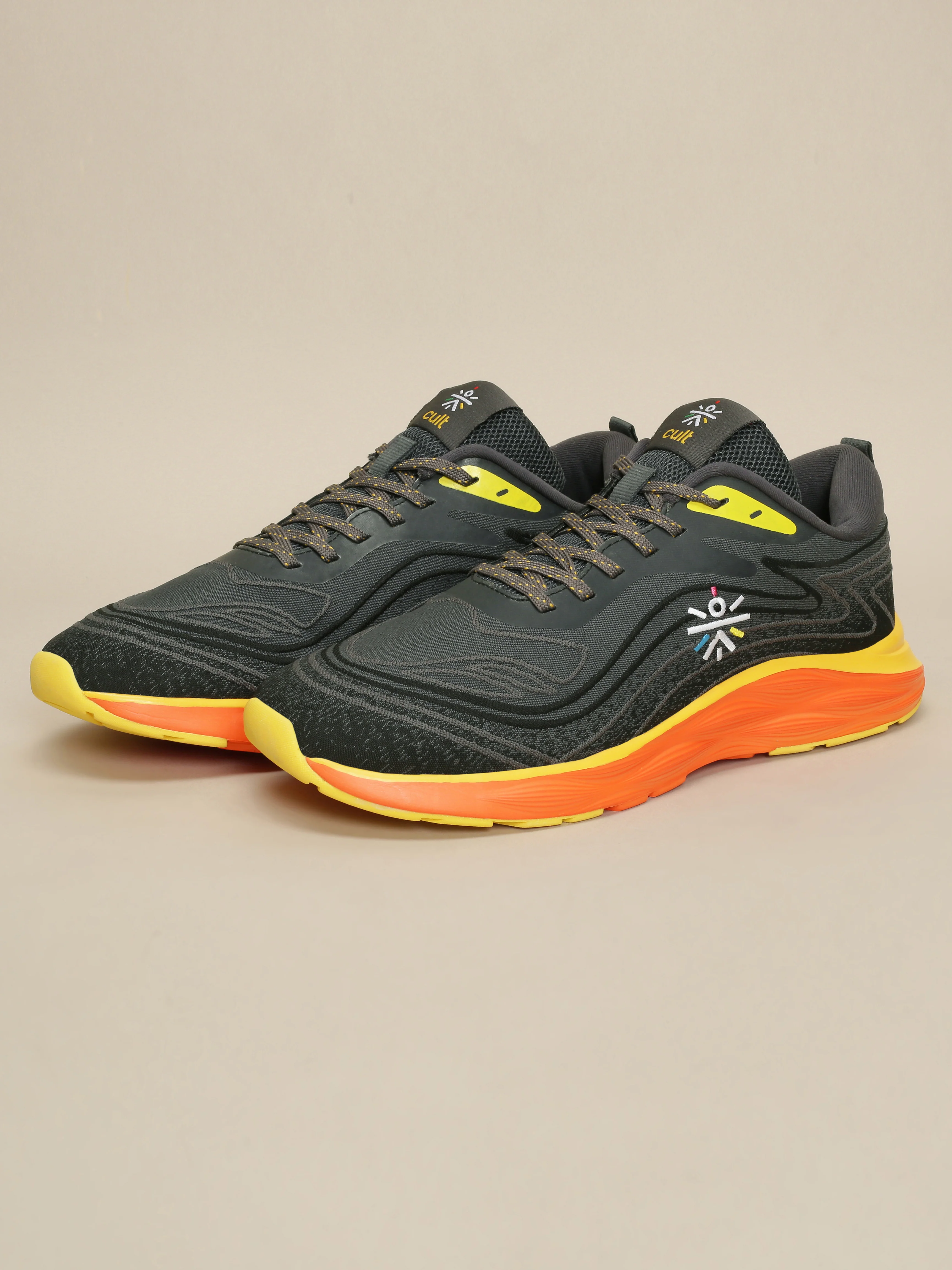 cult Men's DynamicWave Running Shoes - D.Grey - Image 3