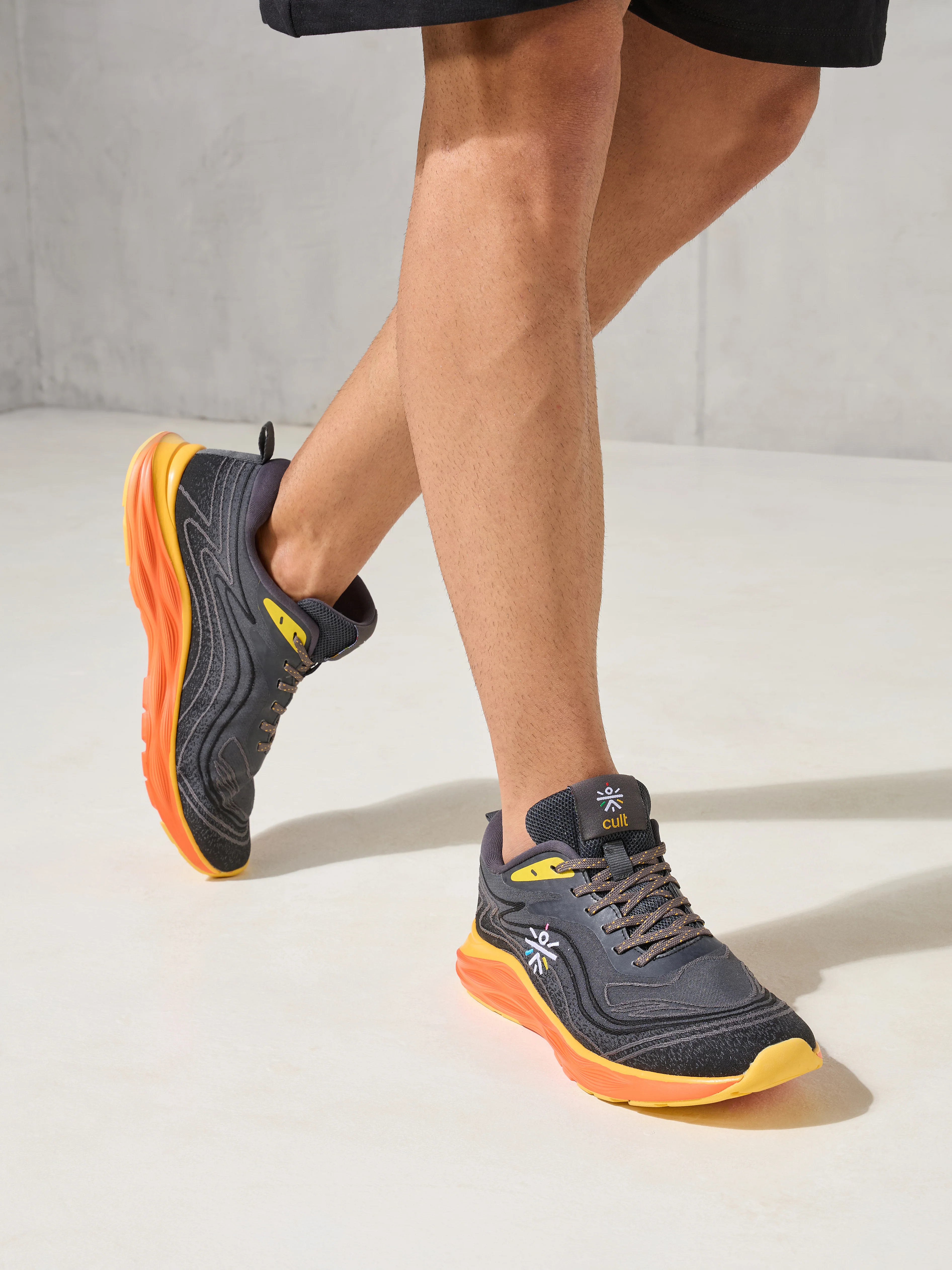 cult Men's DynamicWave Running Shoes - D.Grey - Image 6