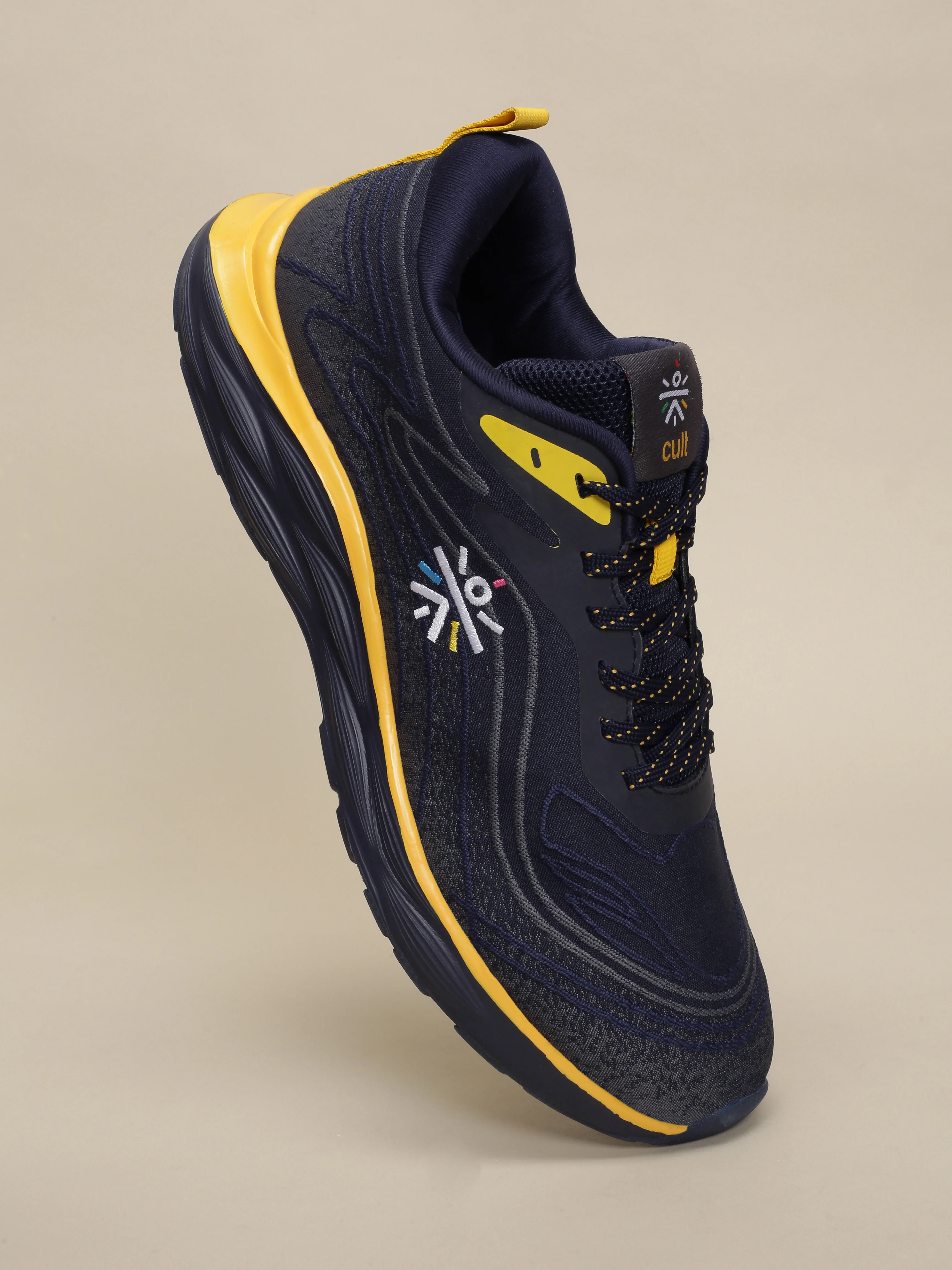 cult Men's DynamicWave Running Shoes - Navy - Image 11