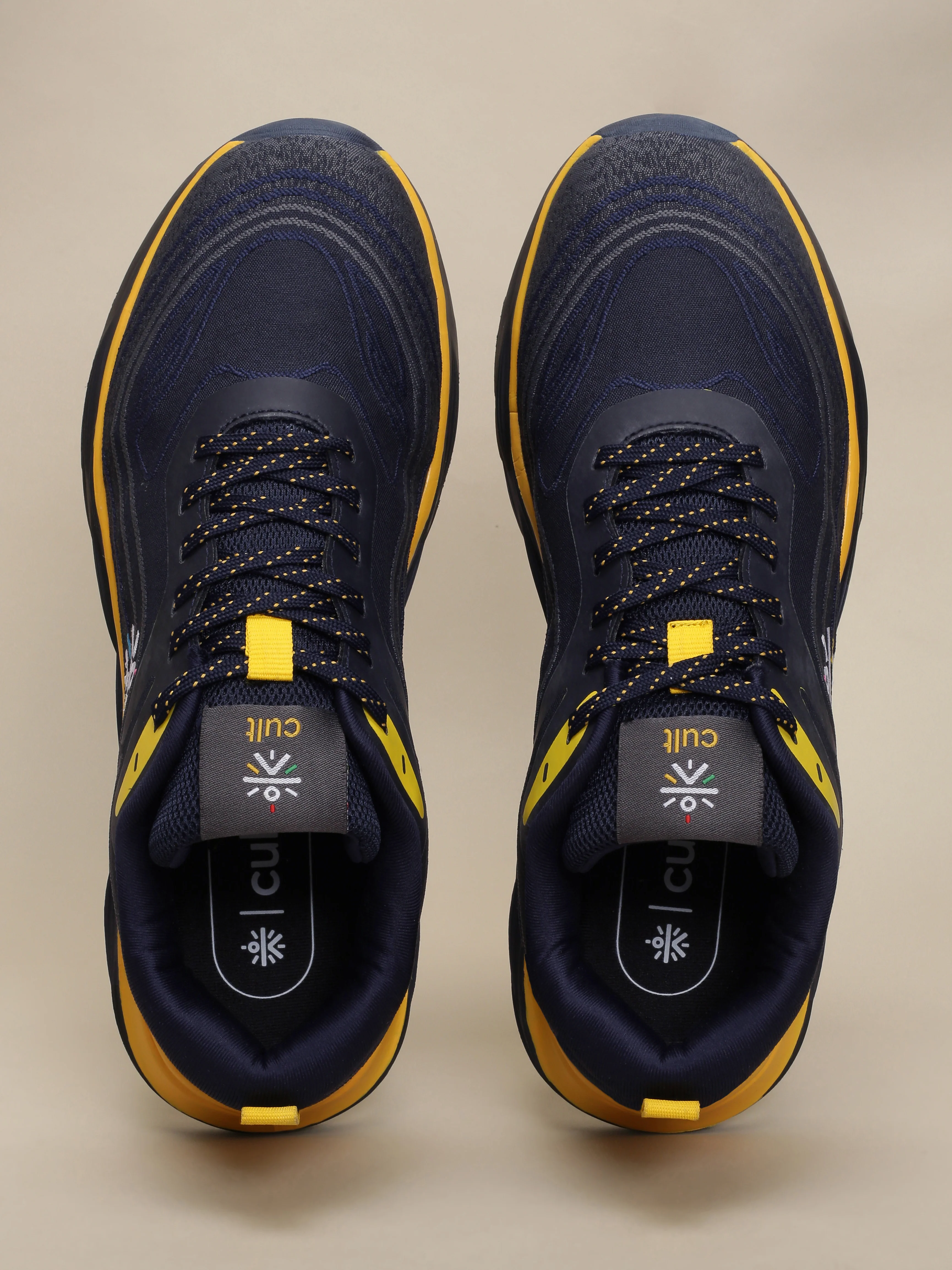 cult Men's DynamicWave Running Shoes - Navy - Image 4
