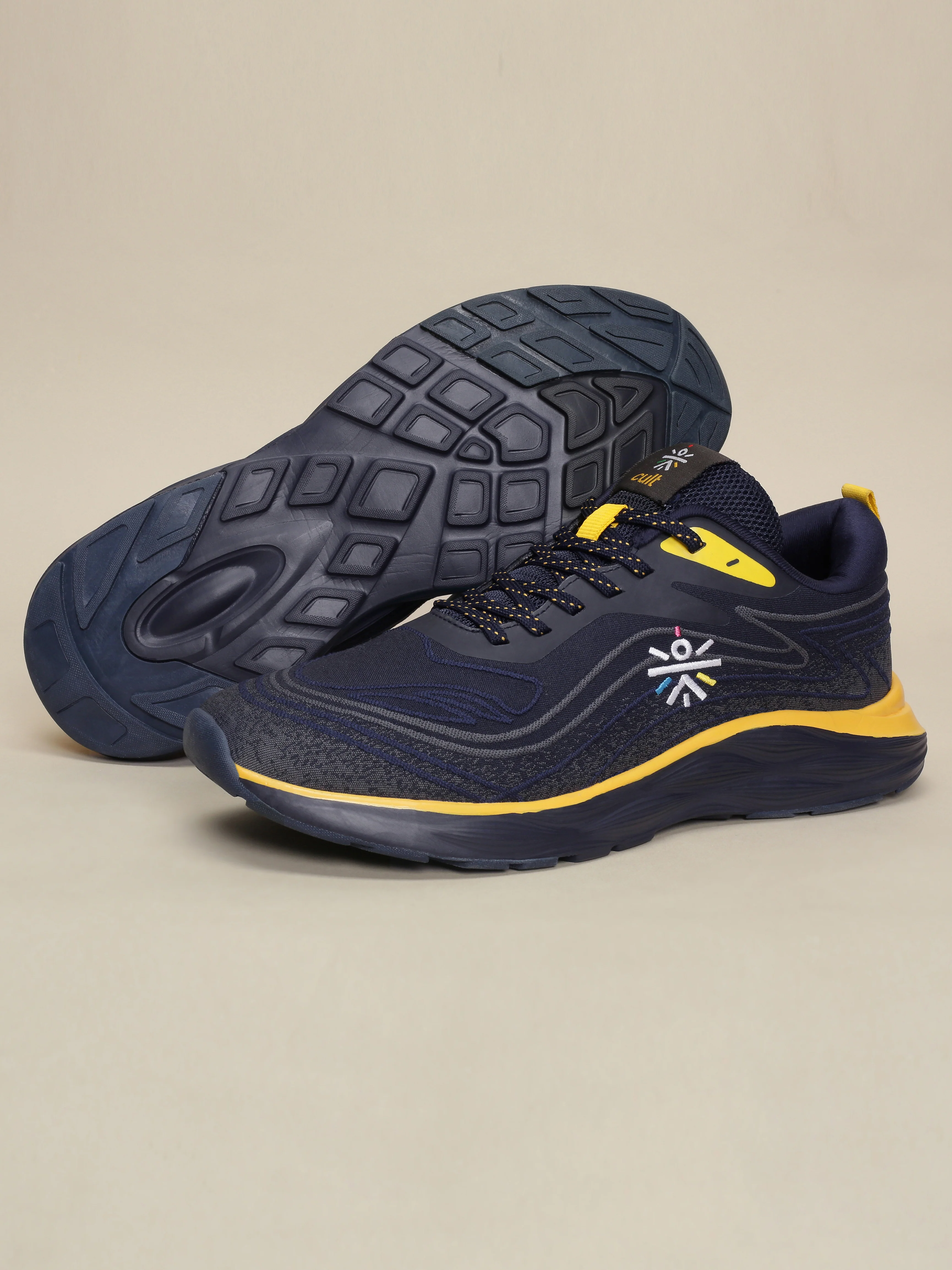 cult Men's DynamicWave Running Shoes - Navy - Image 9