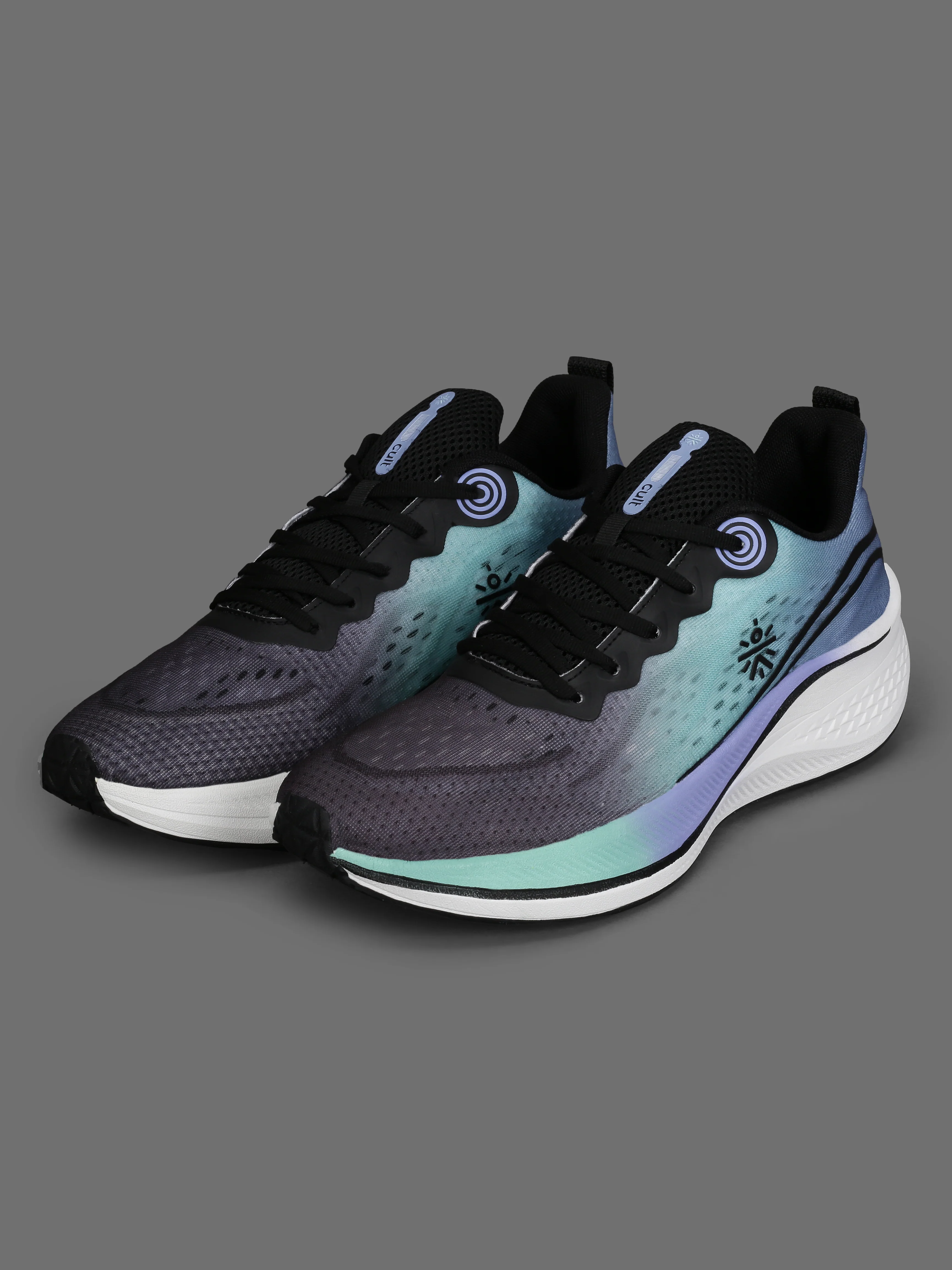 cult Men's Dynex Running Shoes - Black/Indigo Blue - Image 10