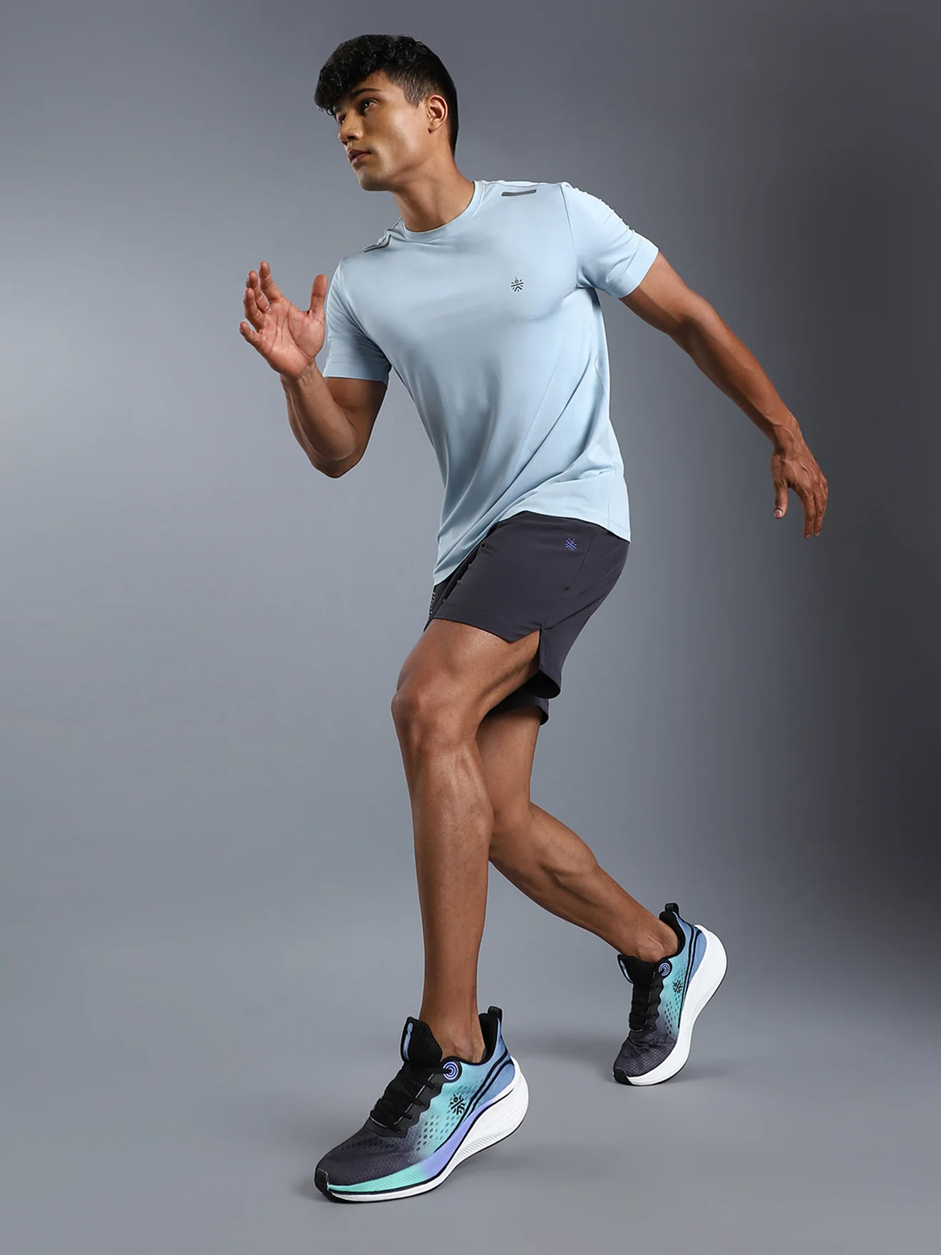 cult Men's Dynex Running Shoes - Black/Indigo Blue - Image 3