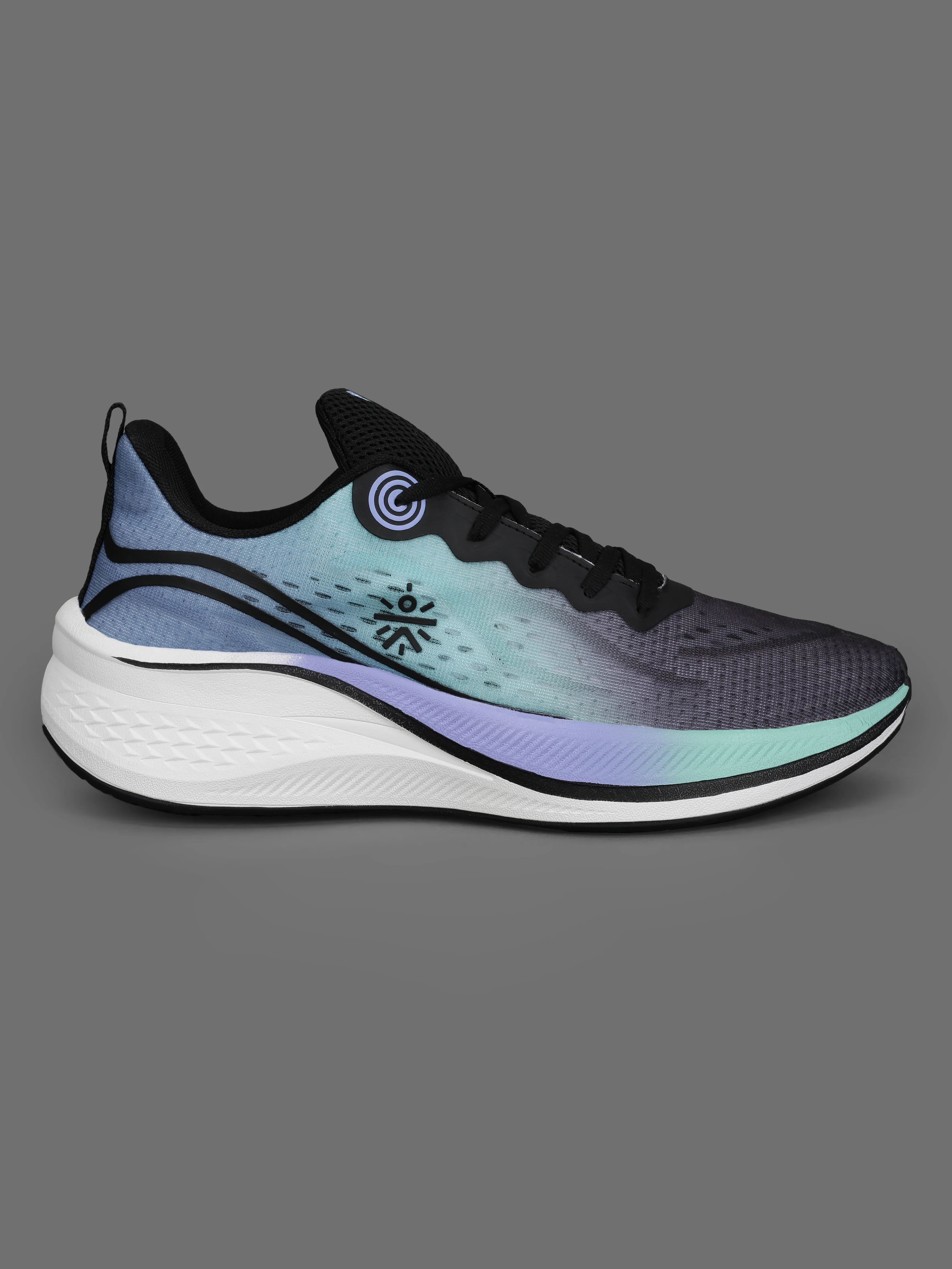 cult Men's Dynex Running Shoes - Black/Indigo Blue - Image 4