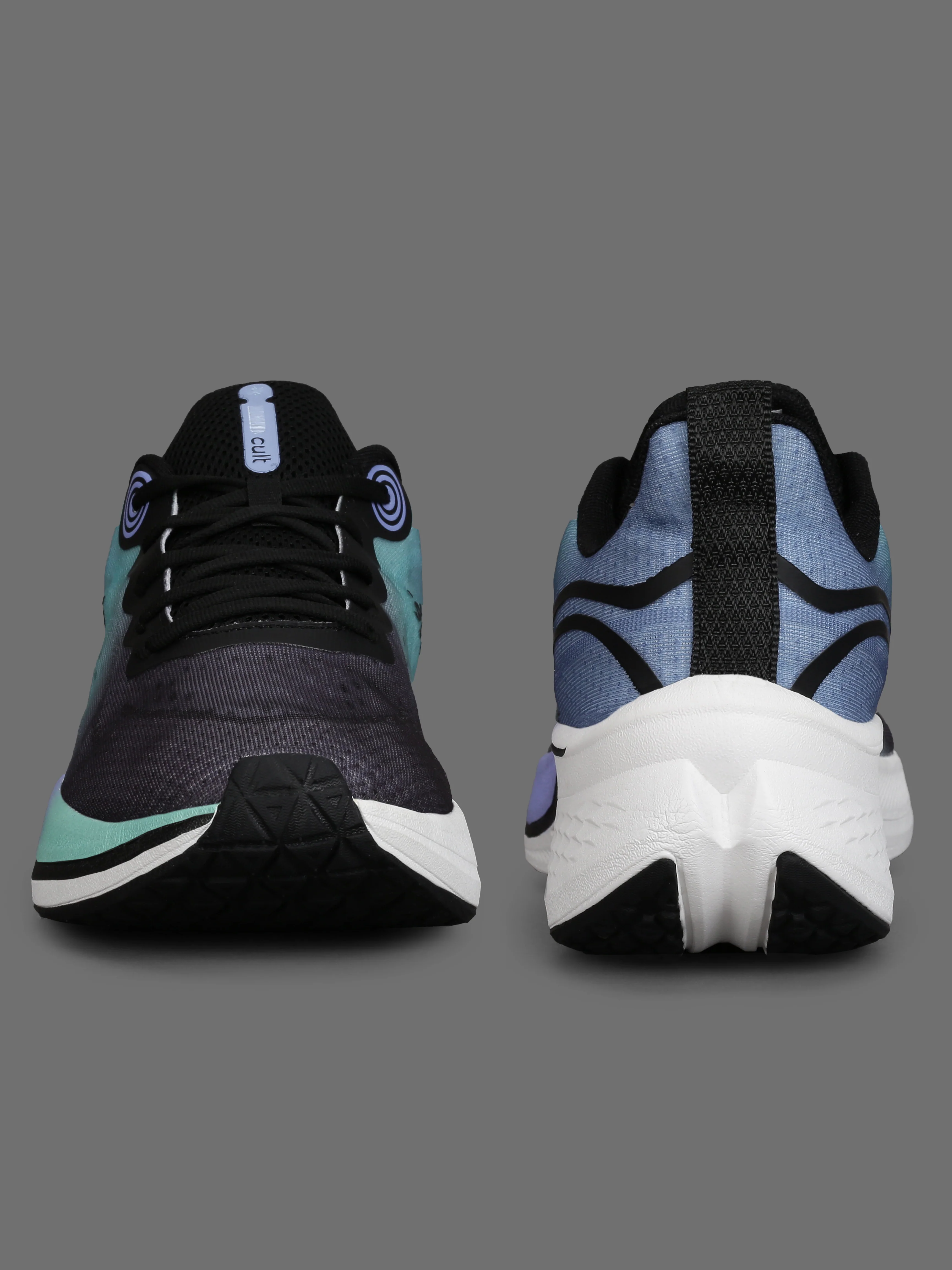 cult Men's Dynex Running Shoes - Black/Indigo Blue - Image 7
