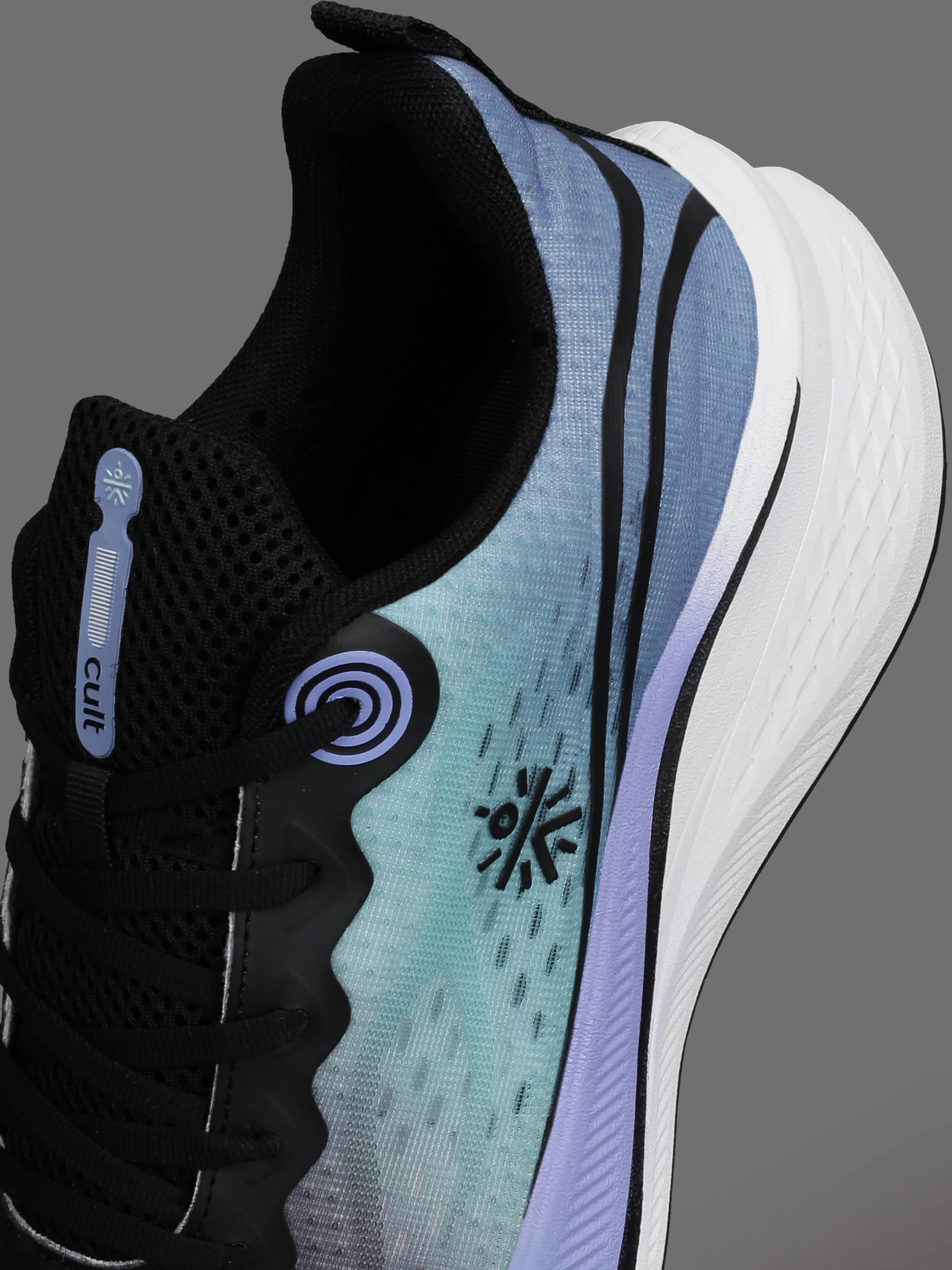 cult Men's Dynex Running Shoes - Black/Indigo Blue - Image 9