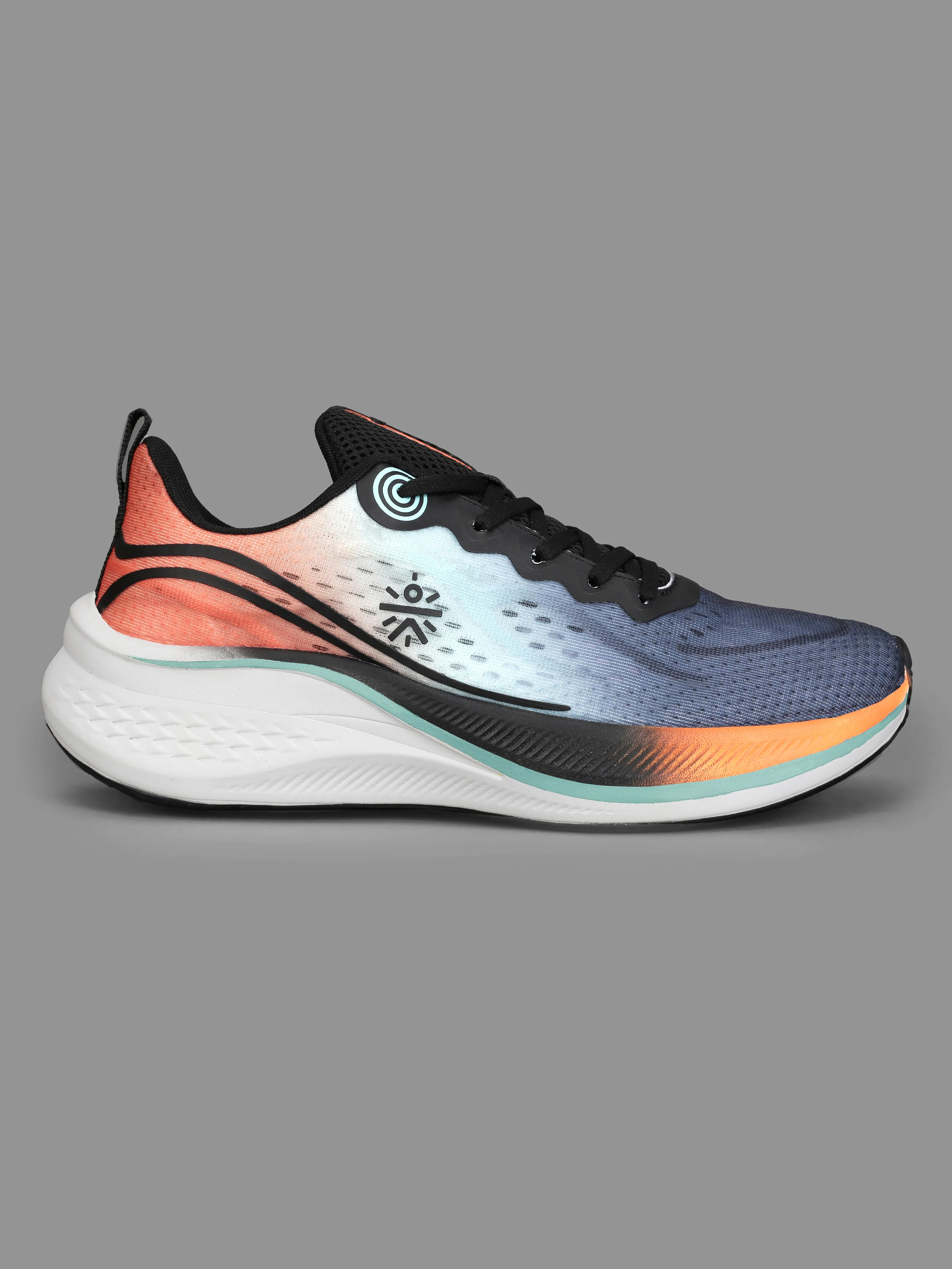 cult Men's Dynex Running Shoes - Black/Orange - Image 5