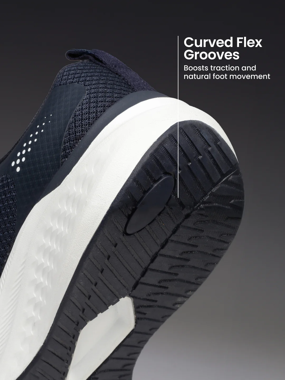 cult Men's DynoFlex Running Shoes - Navy - Image 5