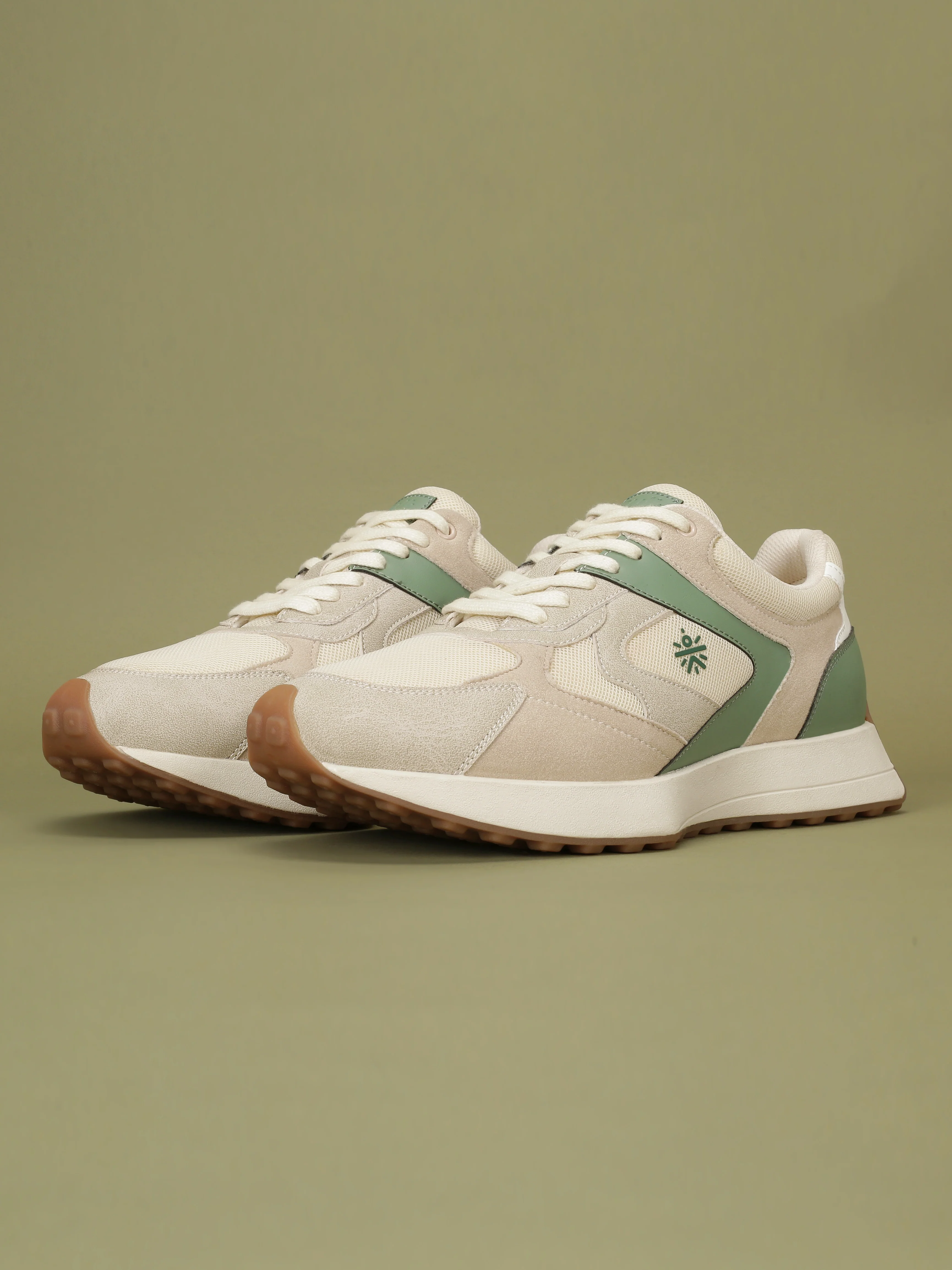 cult Men's EasyBreezy Sneakers - Beige/Olive - Image 11