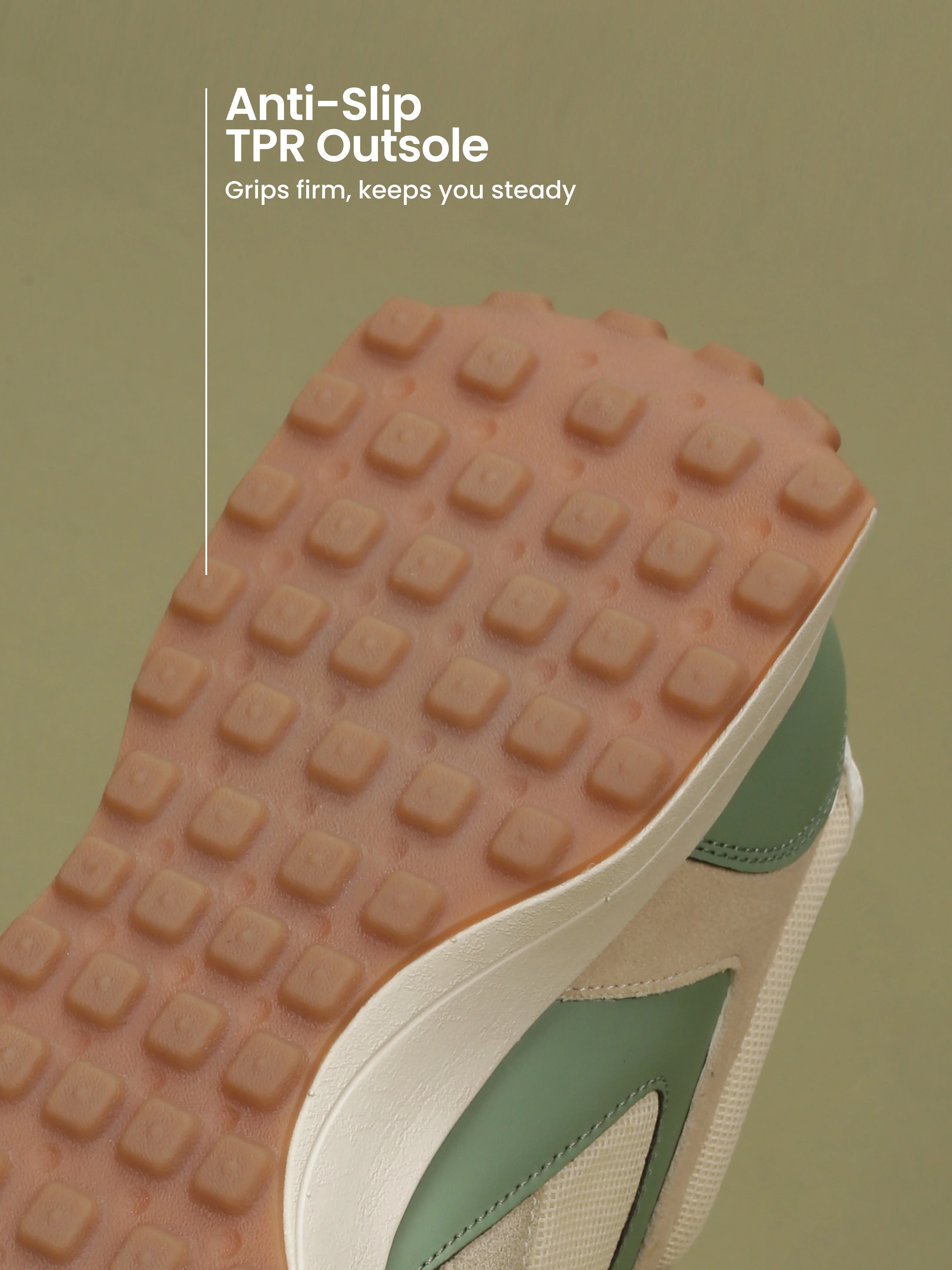 cult Men's EasyBreezy Sneakers - Beige/Olive - Image 5