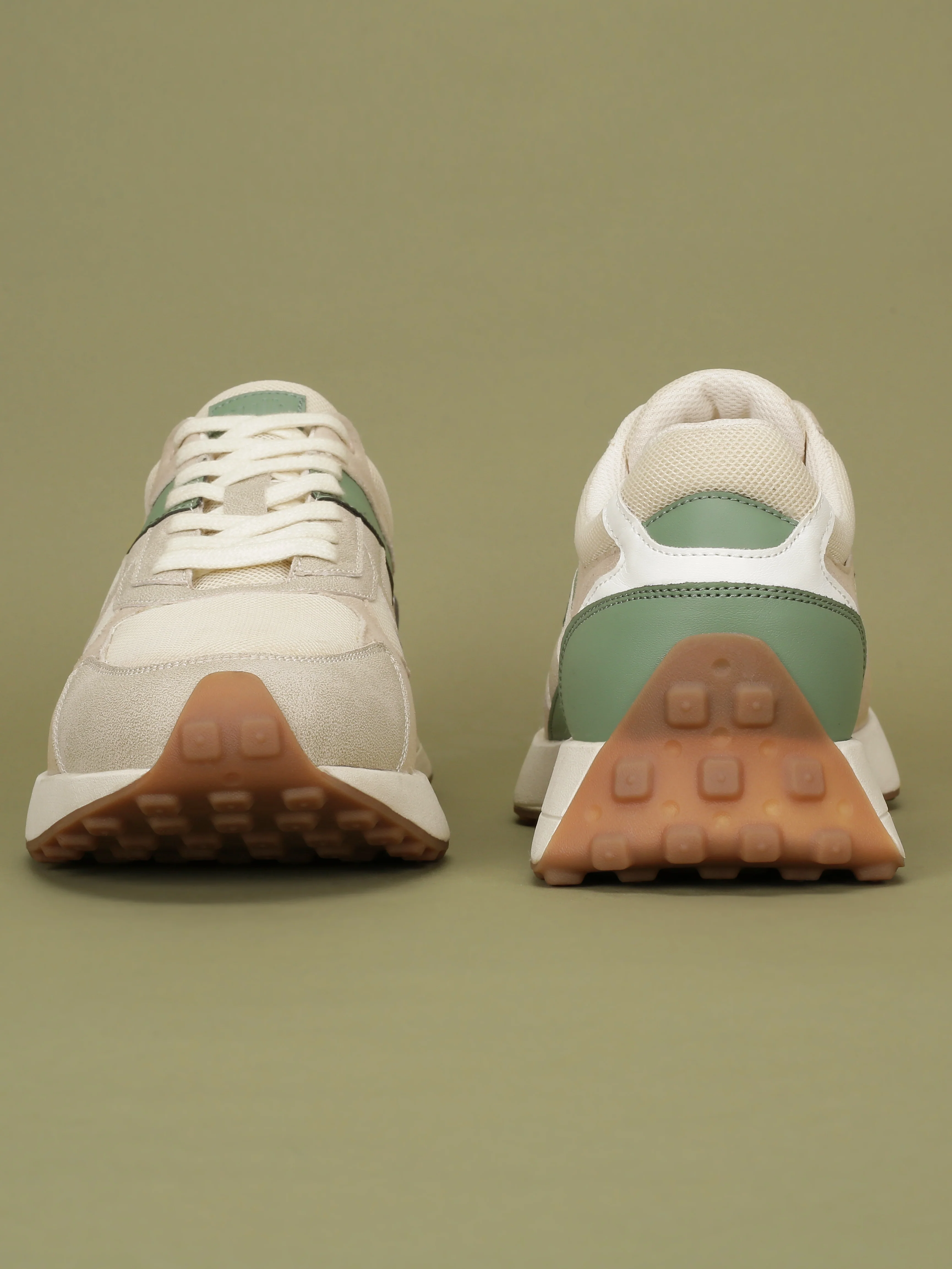cult Men's EasyBreezy Sneakers - Beige/Olive - Image 9