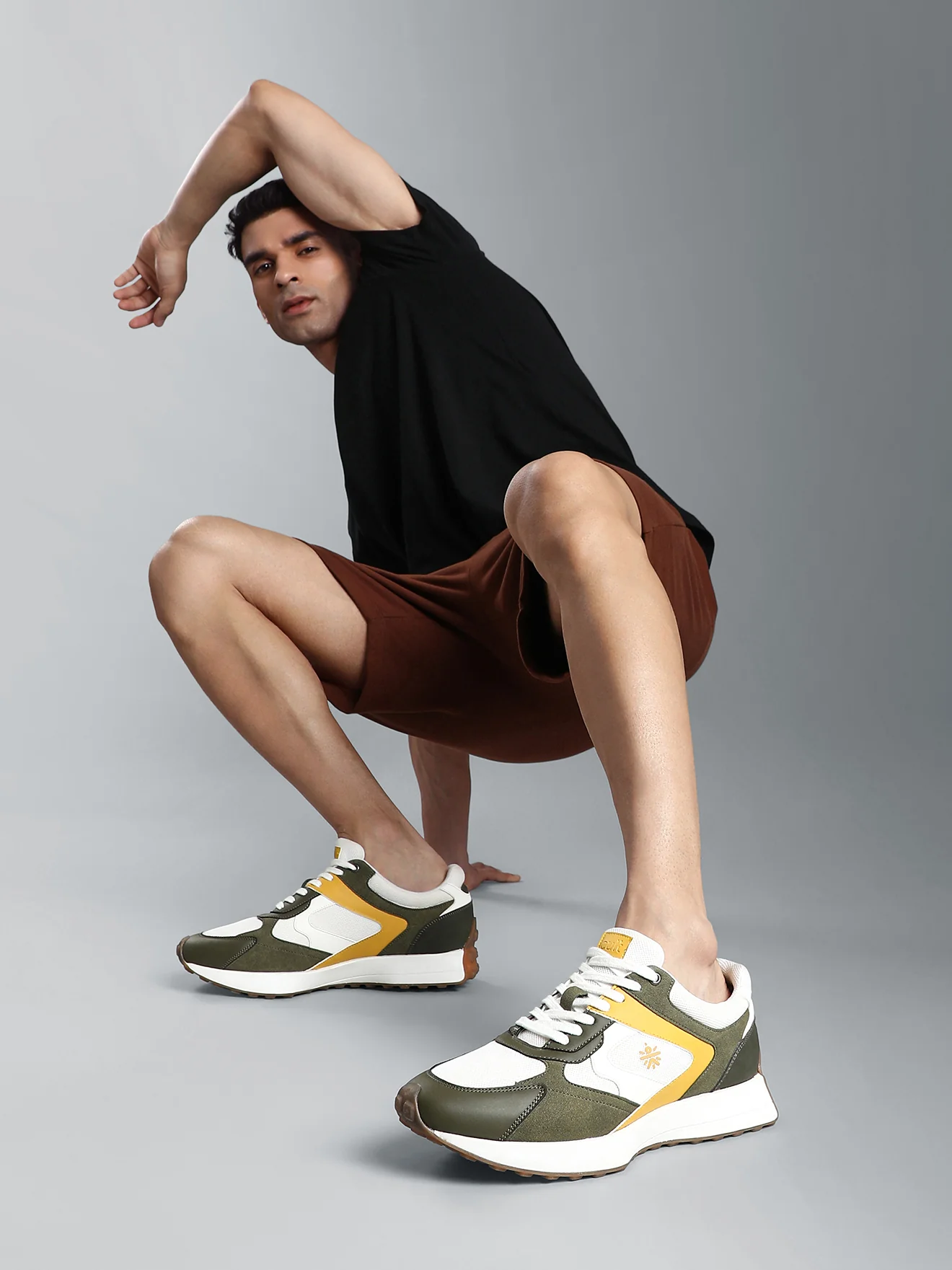 cult Men's EasyBreezy Sneakers - White/Olive - Image 2