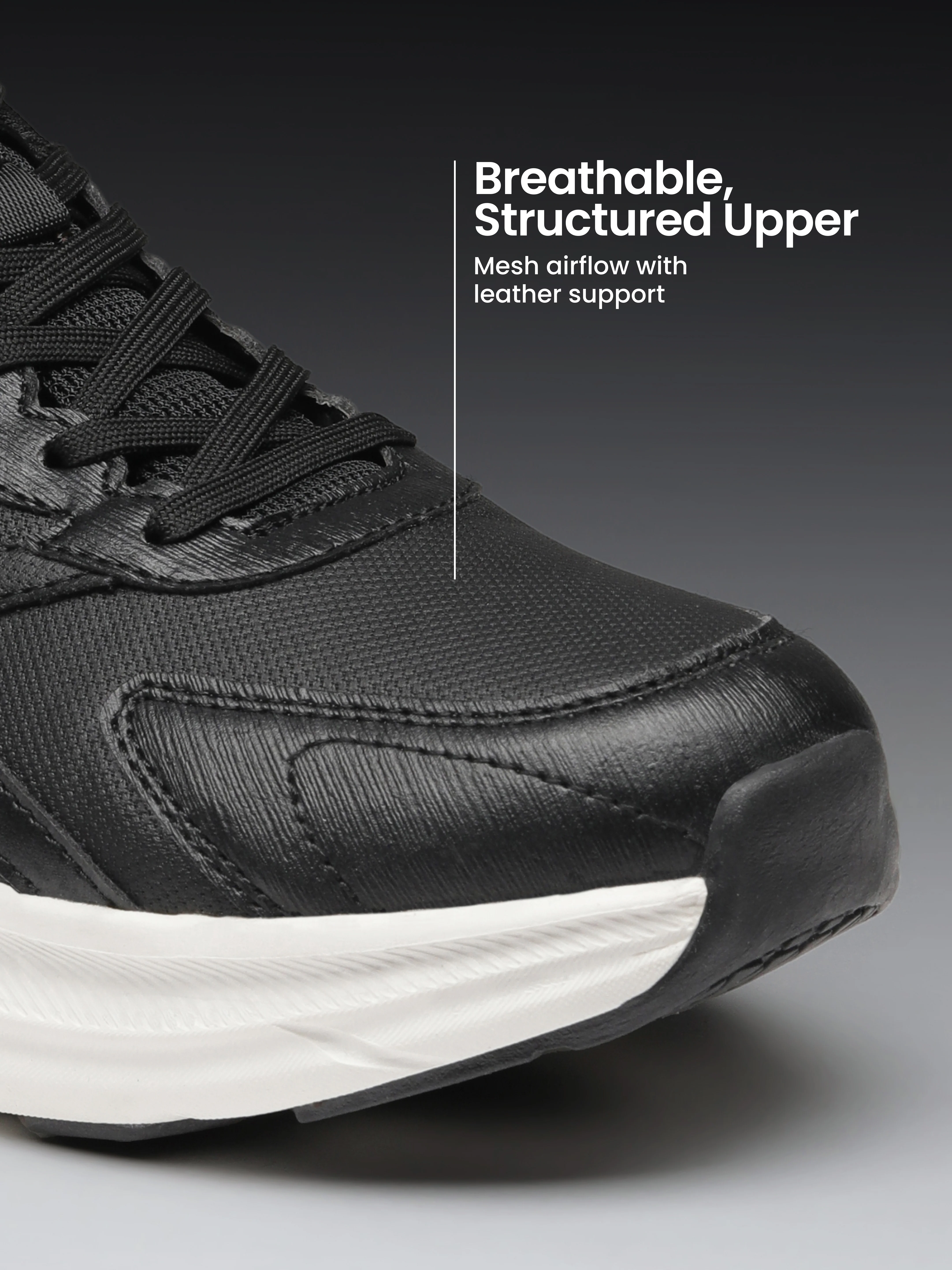 cult Men's Endura Run Running Shoes - Black - Image 4