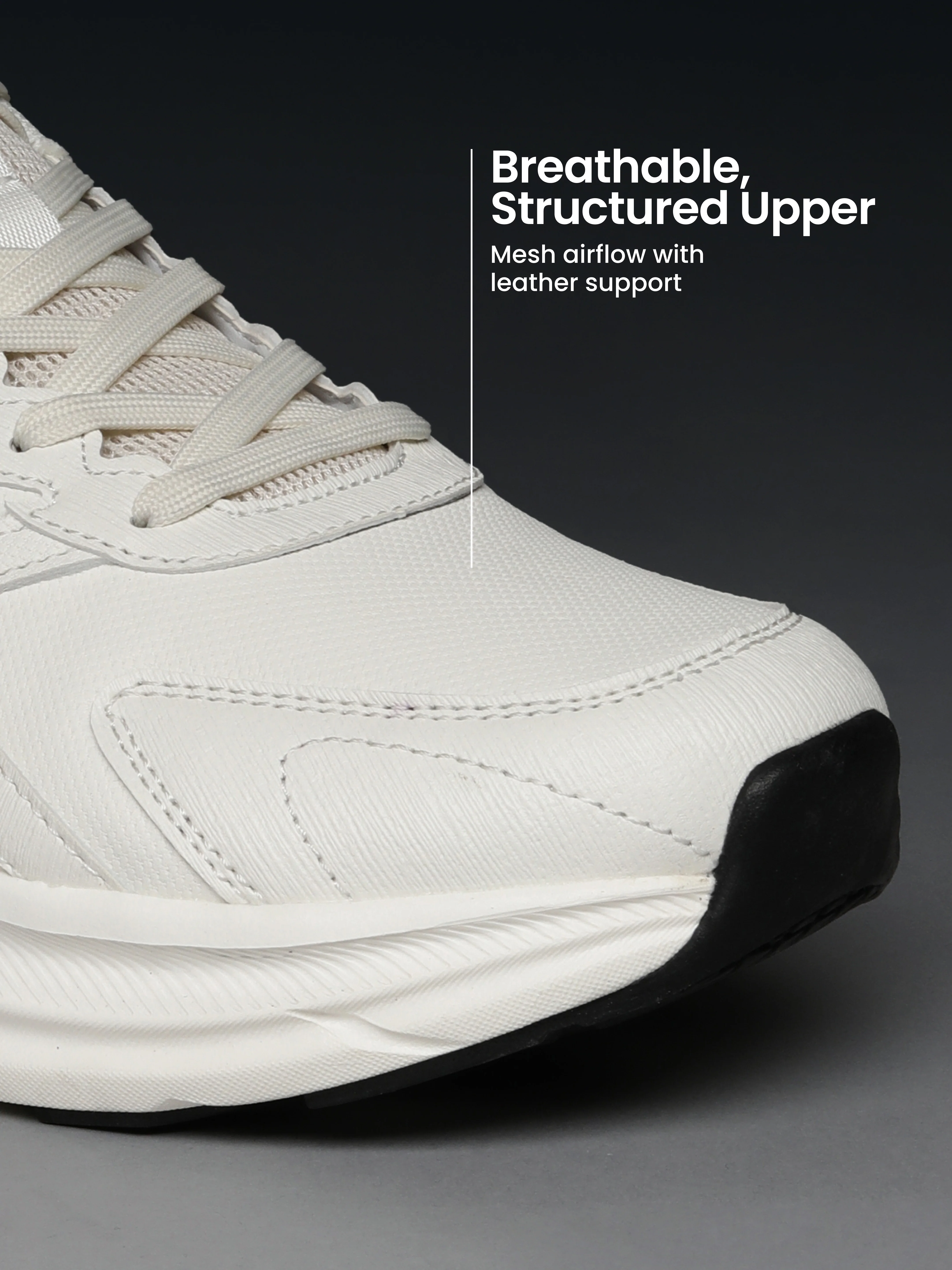 cult Men's Endura Run Running Shoes - White - Image 4