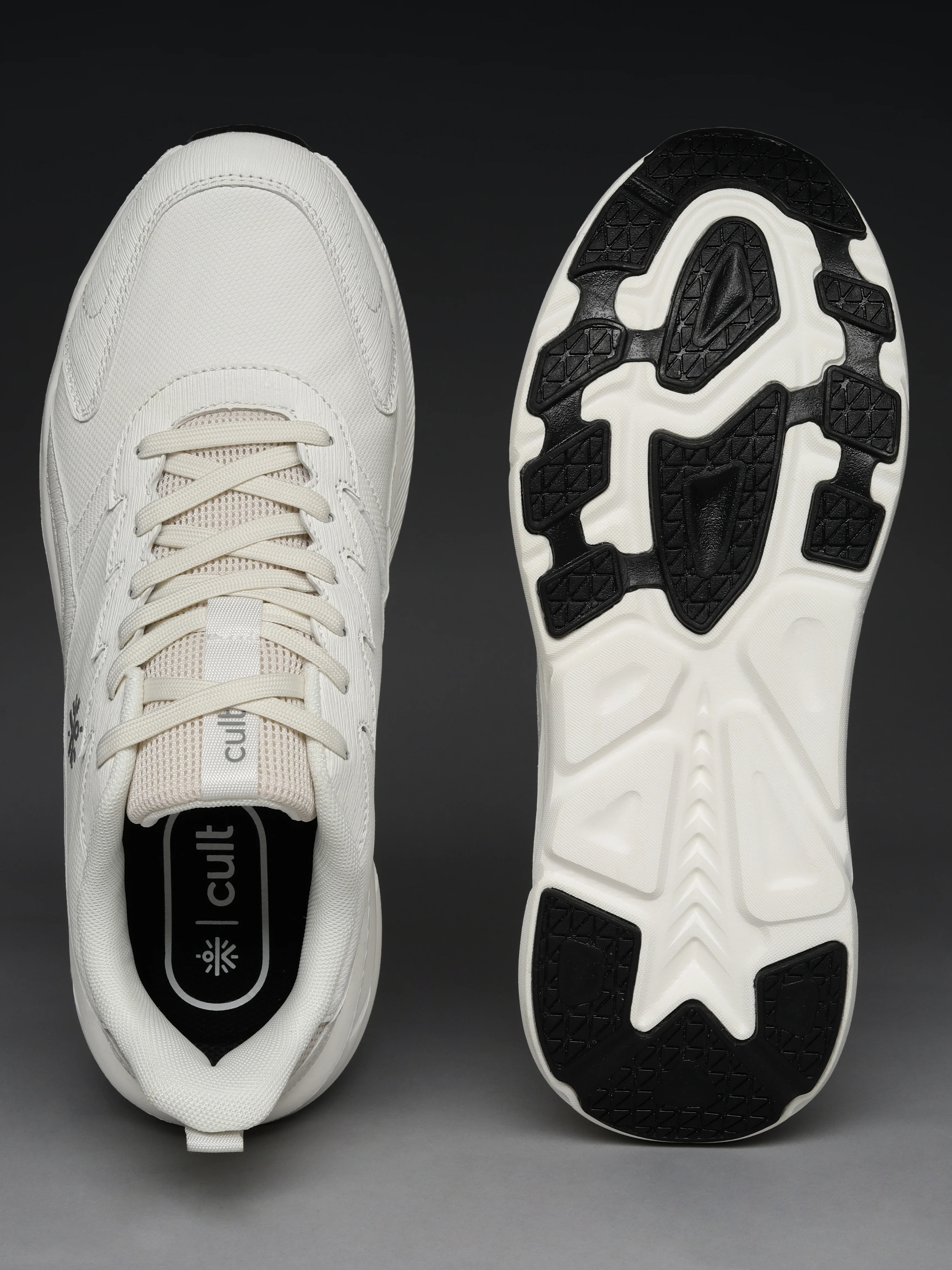 cult Men's Endura Run Running Shoes - White - Image 9
