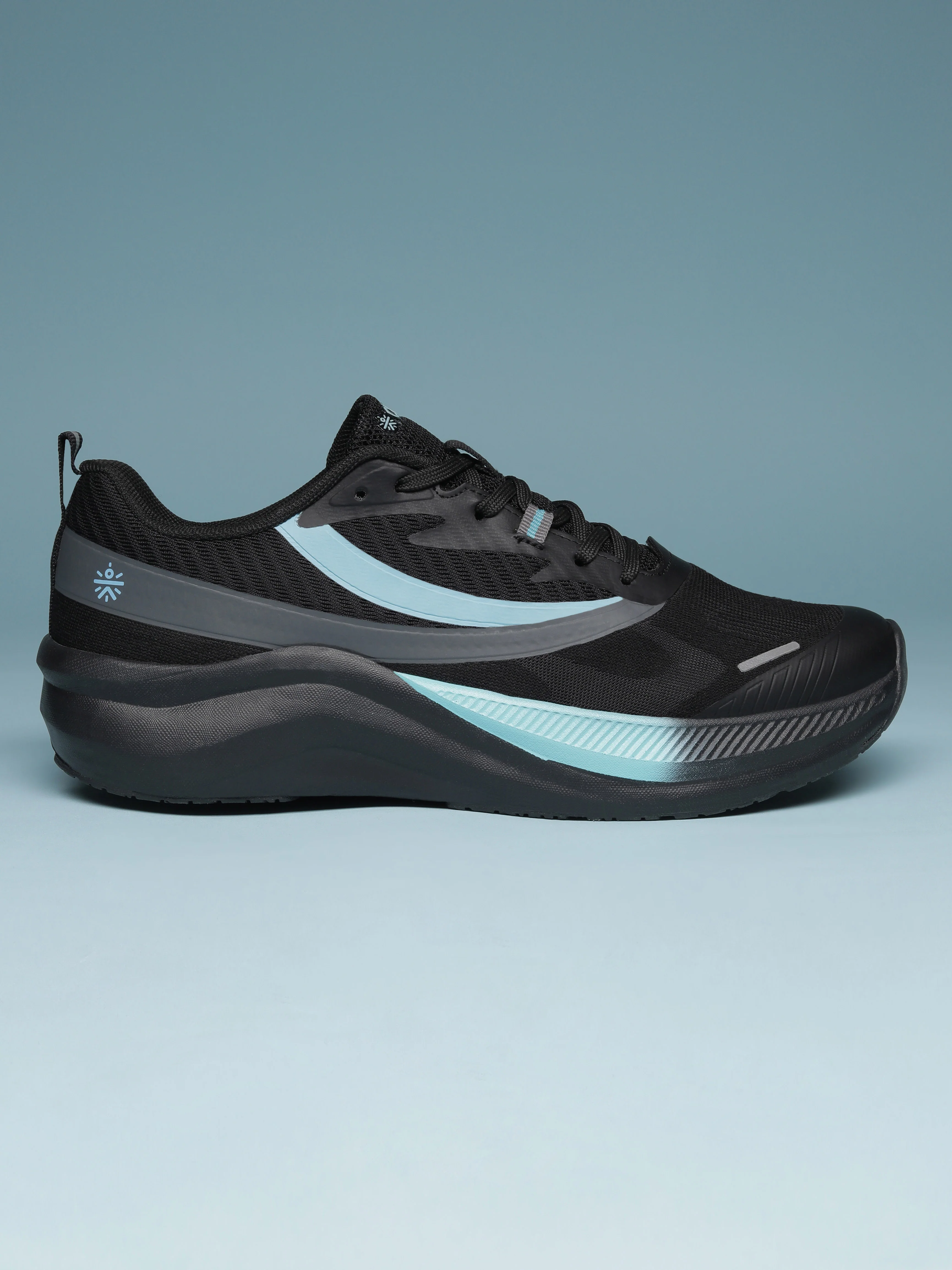 cult Men's Envo Running Shoes - Black/Aqua - Image 3