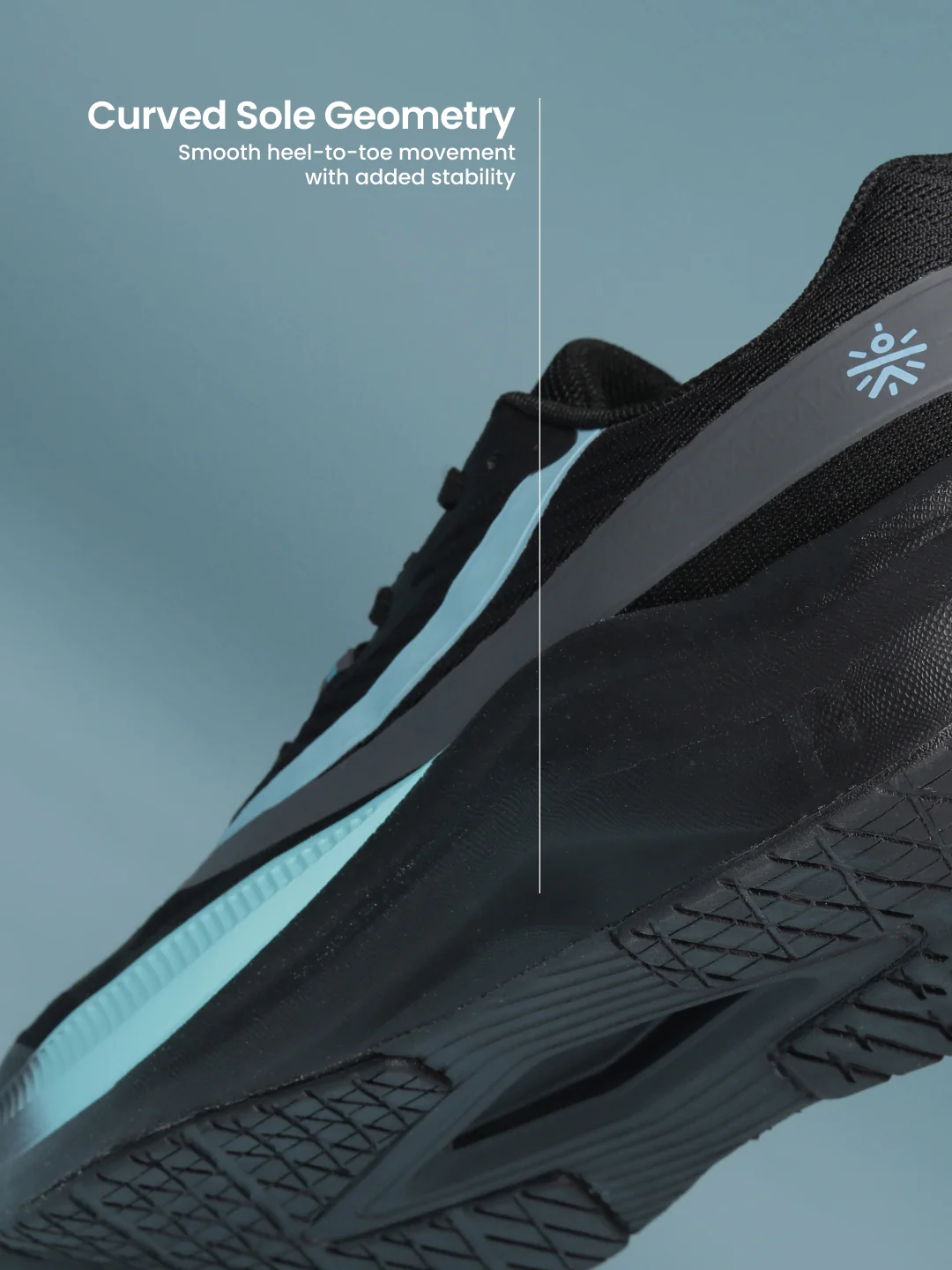 cult Men's Envo Running Shoes - Black/Aqua - Image 5