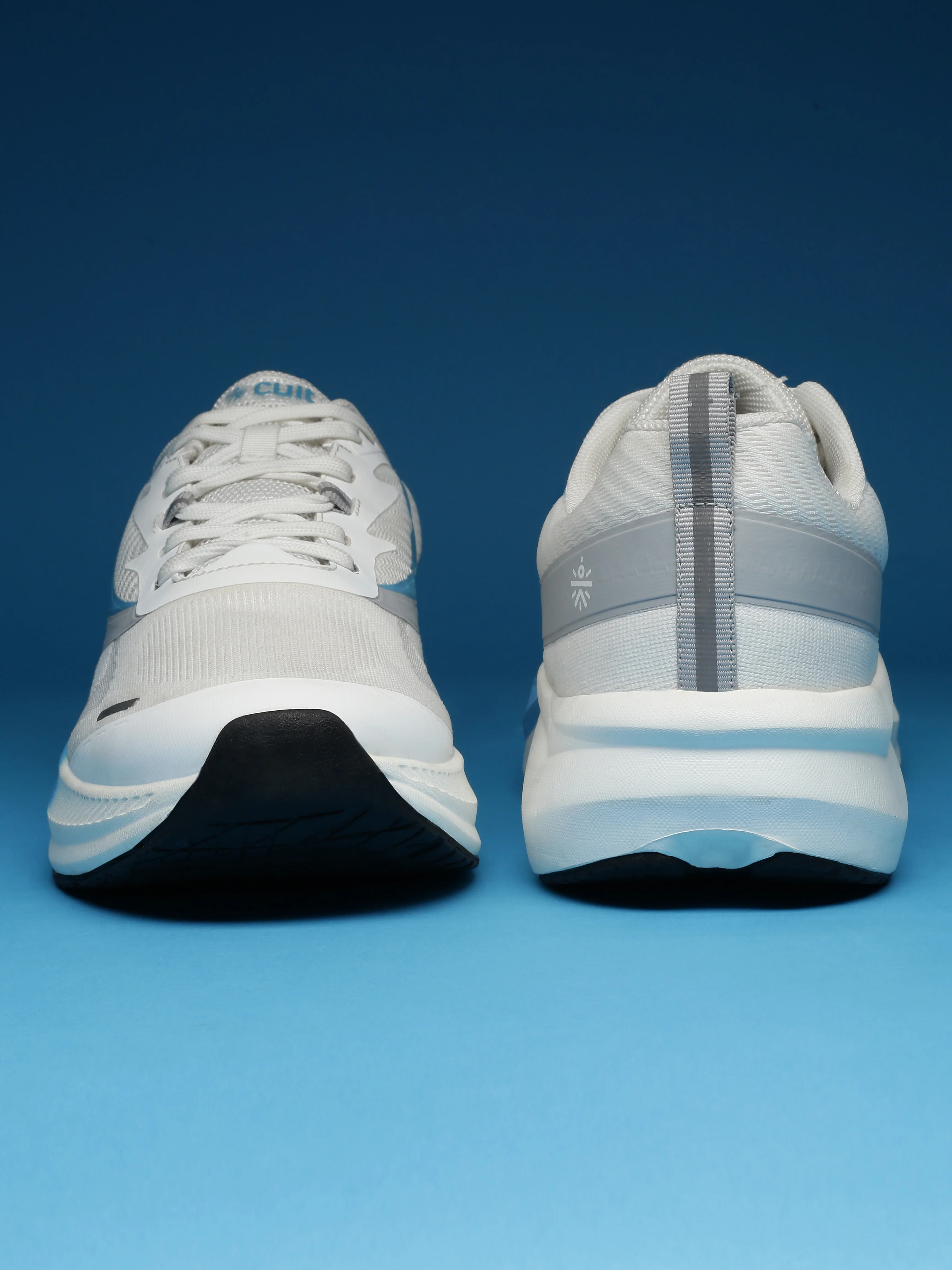 cult Men's Envo Running Shoes - White/Sky Blue - Image 9