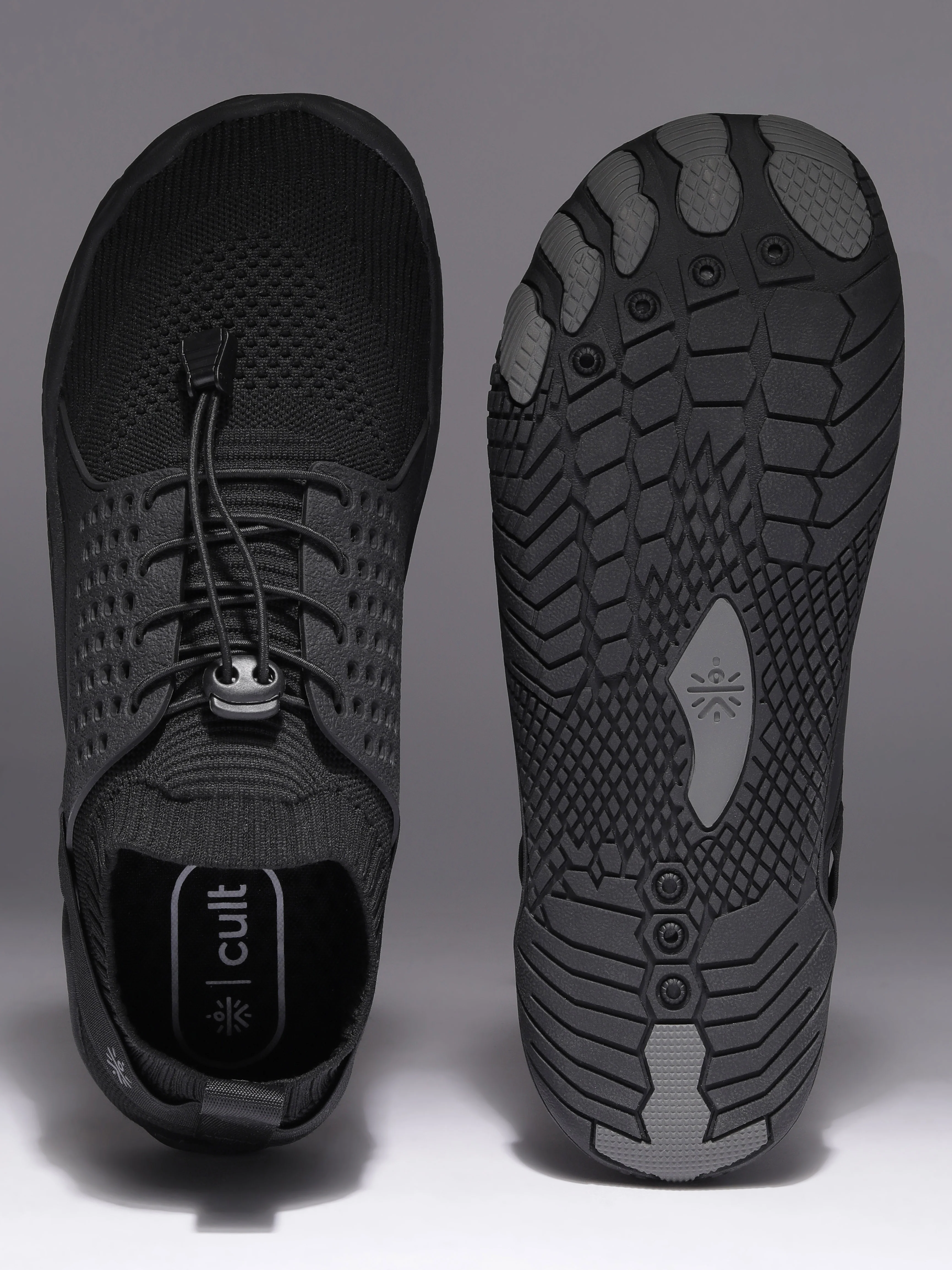 cult Men's FlexKnit Barefoot Training Shoes - Black - Image 4