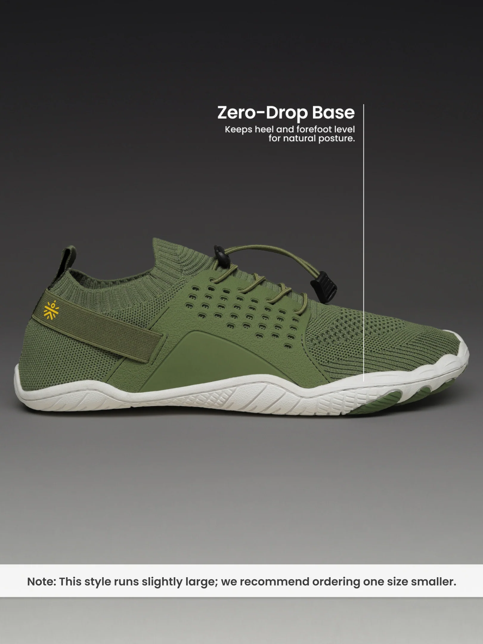 cult Men's FlexKnit Barefoot Training Shoes - Olive - Image 3