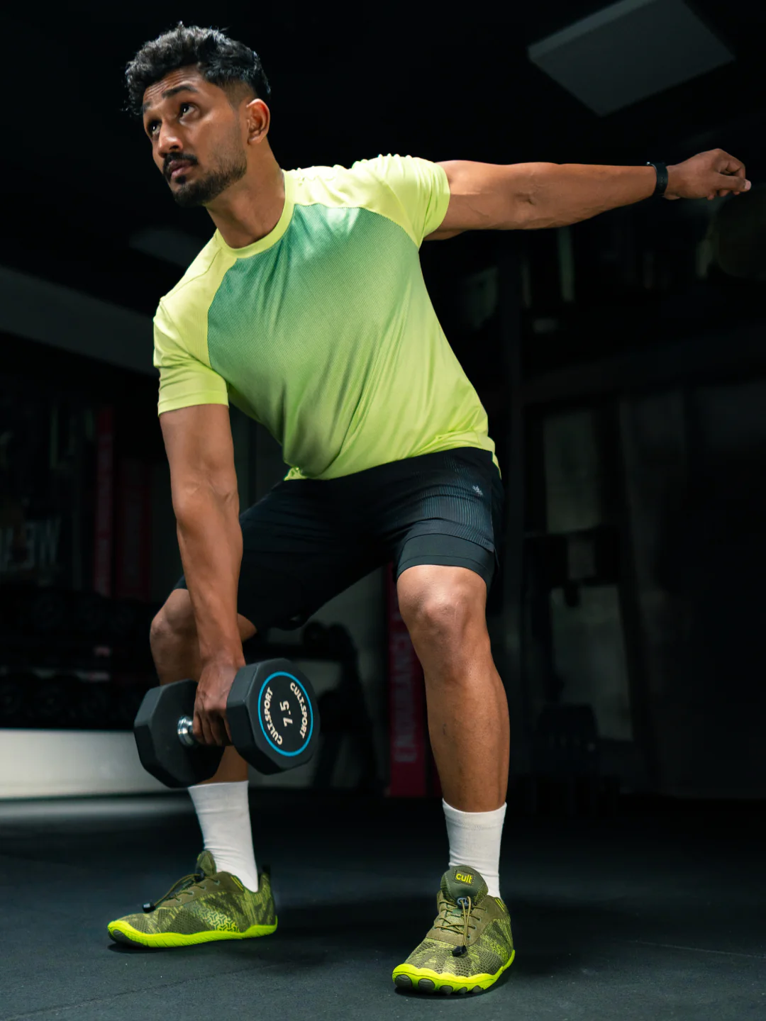 cult Men's KnitFit Barefoot Training Shoes - Olive - Image 2