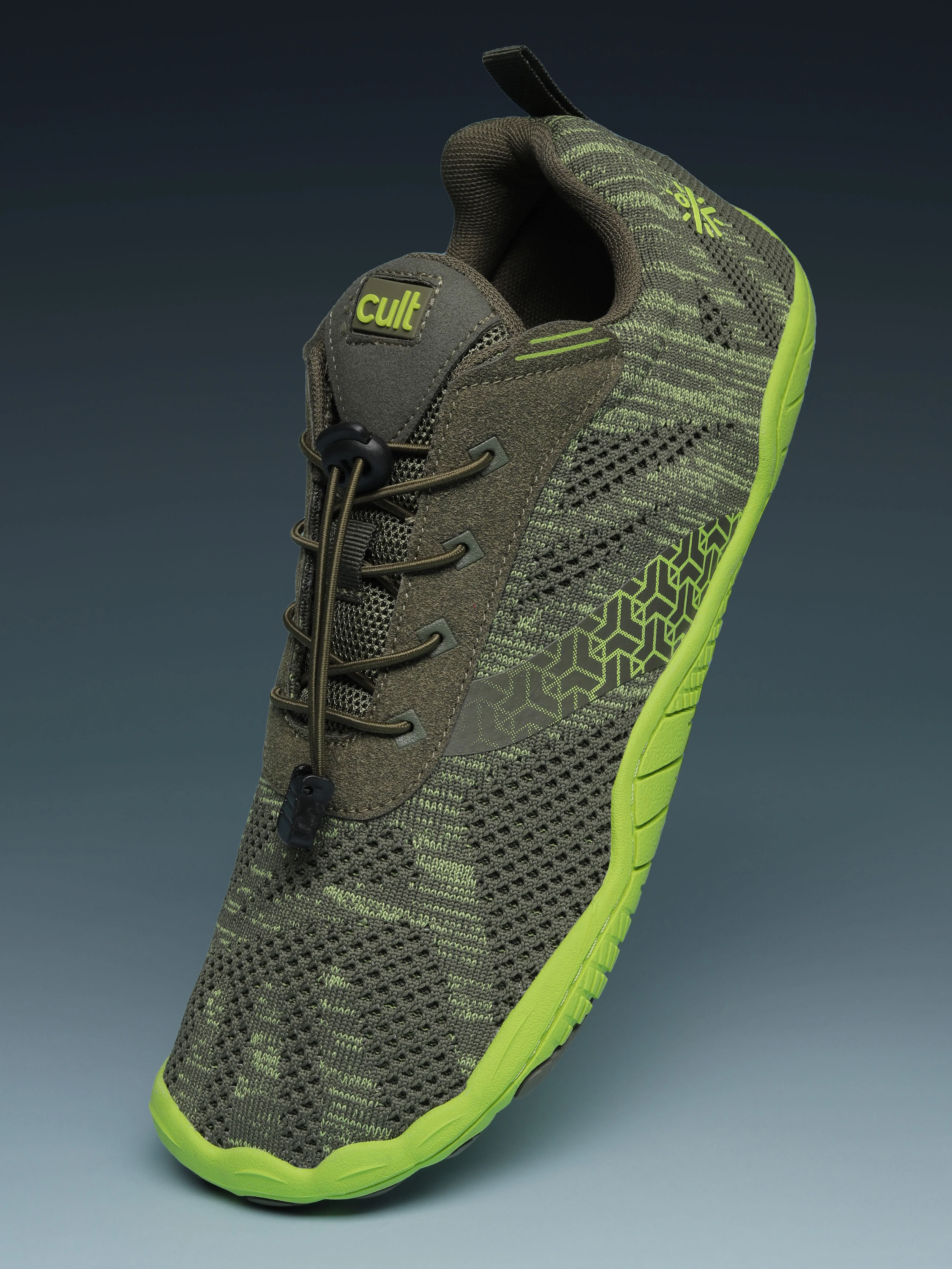 cult Men's KnitFit Barefoot Training Shoes - Olive - Image 5