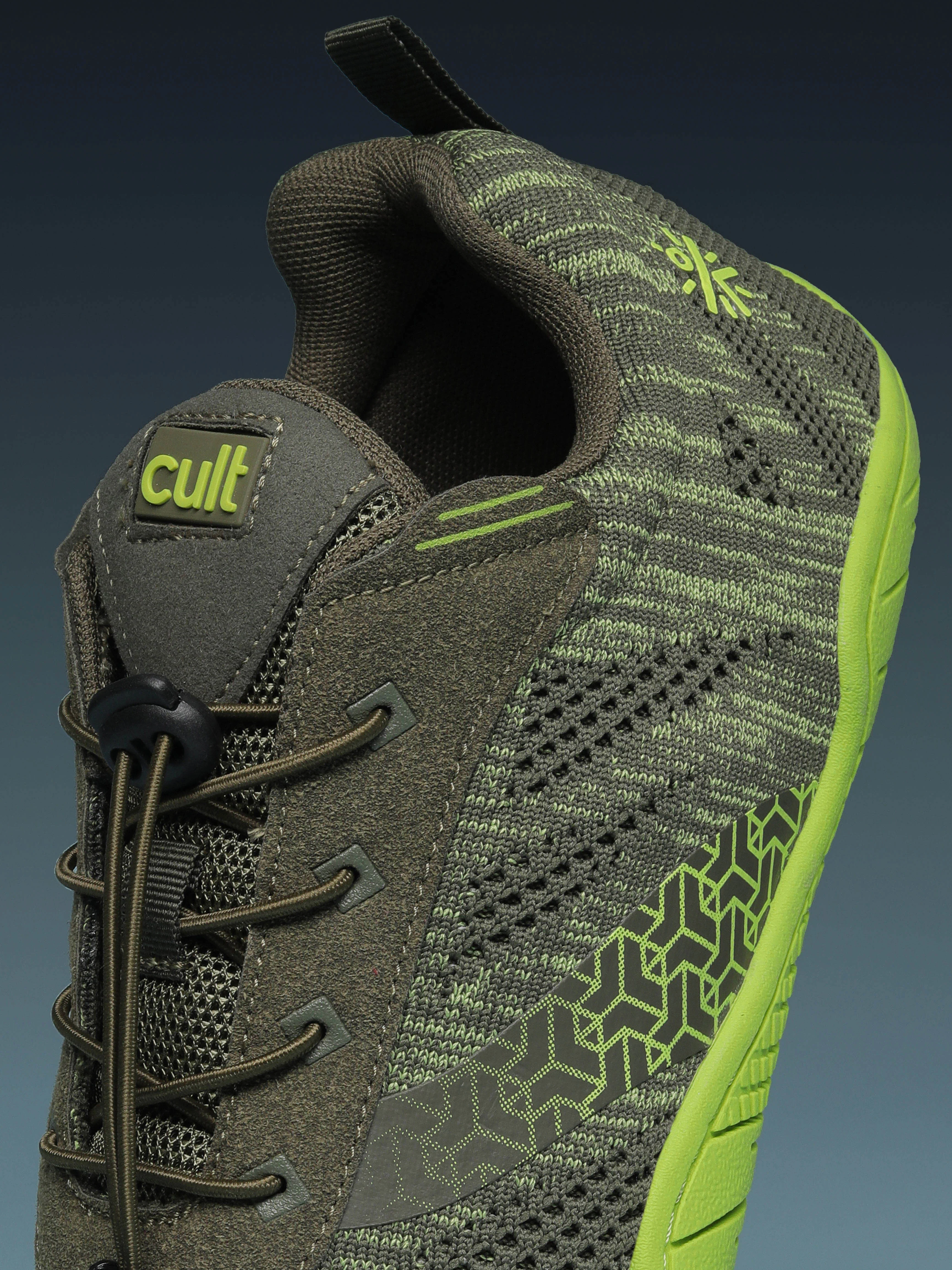 cult Men's KnitFit Barefoot Training Shoes - Olive - Image 8