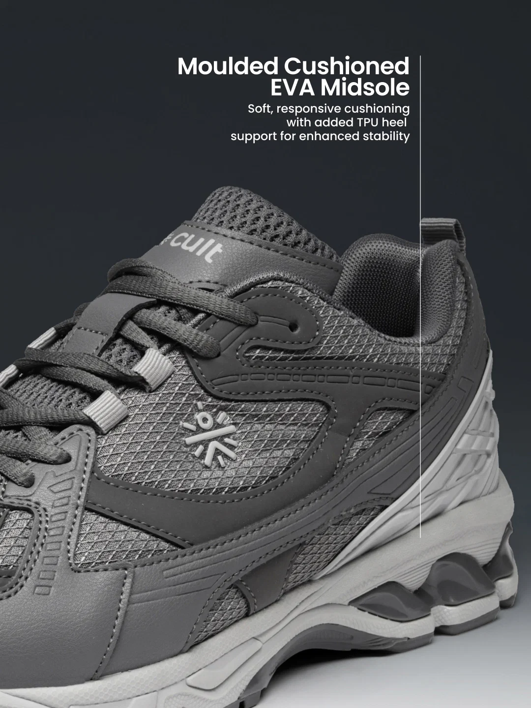 cult Men's FlexMode Sneakers - D.Grey - Image 6