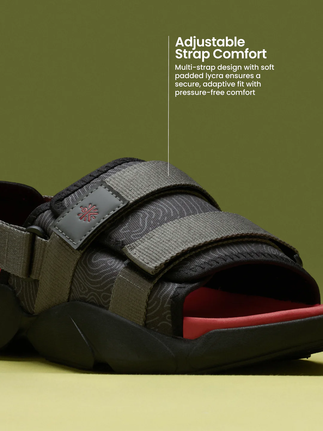 cult Men's FlexStrap Sandals - Black - Image 5