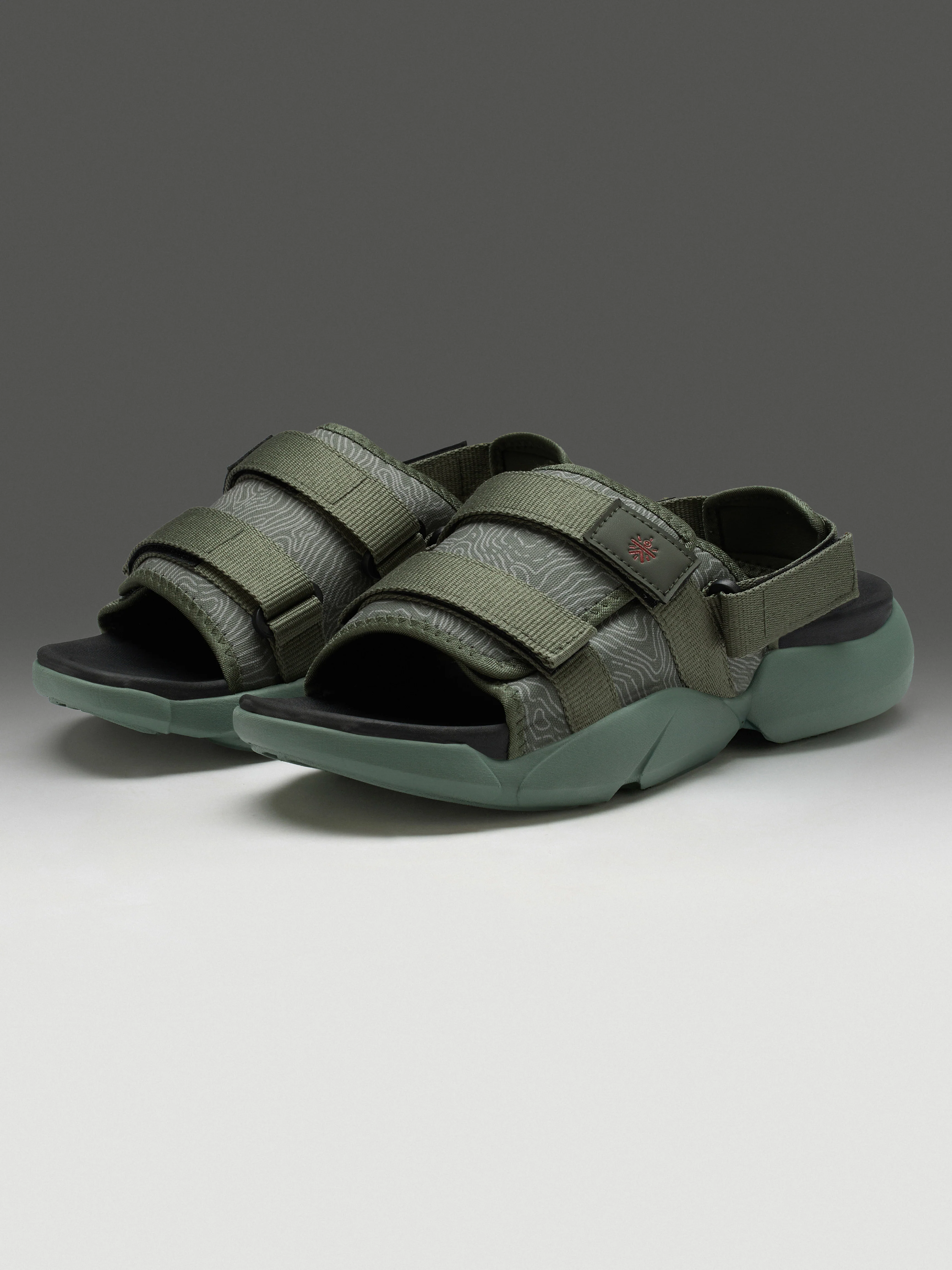 cult Men's FlexStrap Sandals - Olive - Image 12