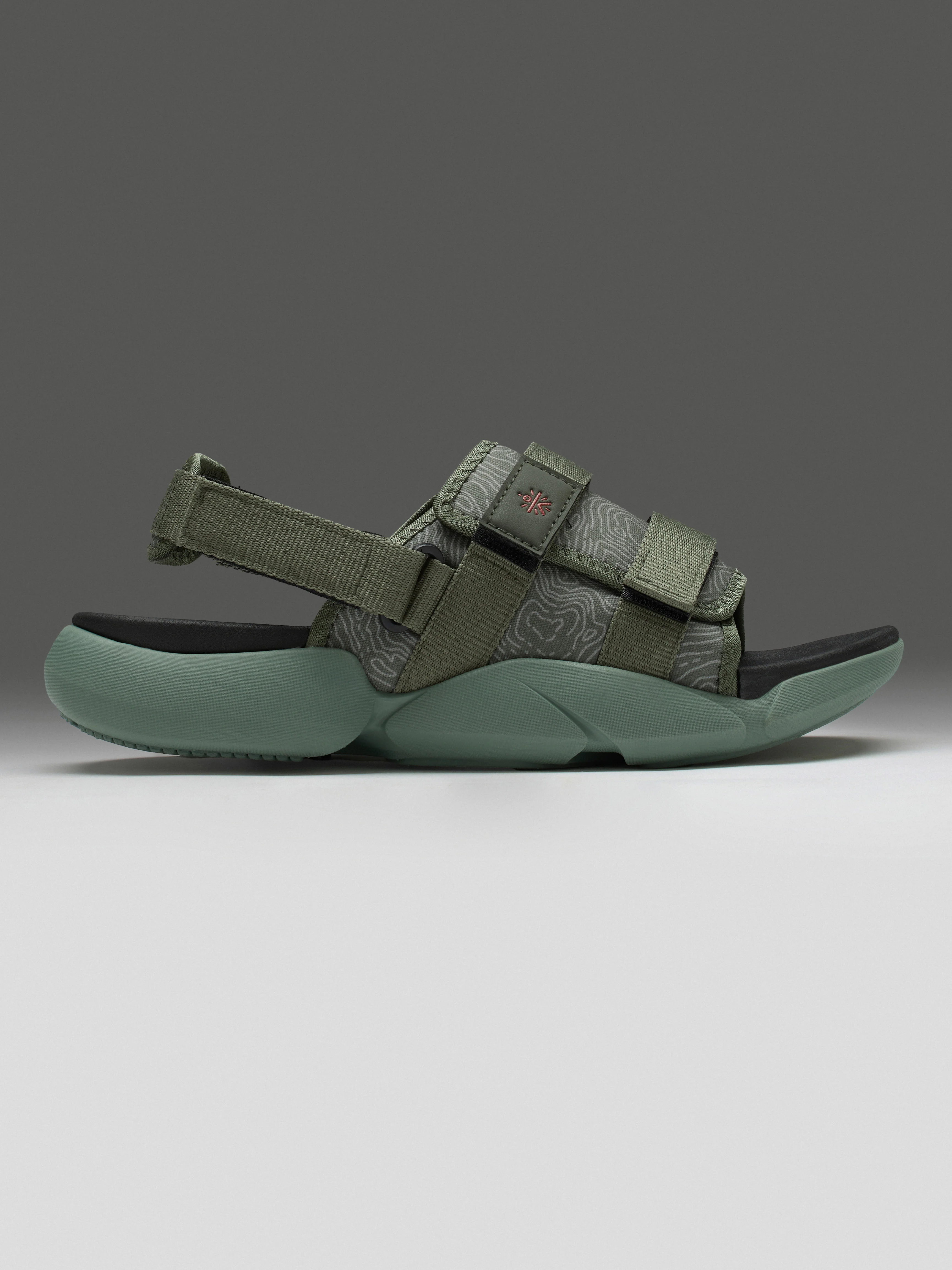 cult Men's FlexStrap Sandals - Olive - Image 3