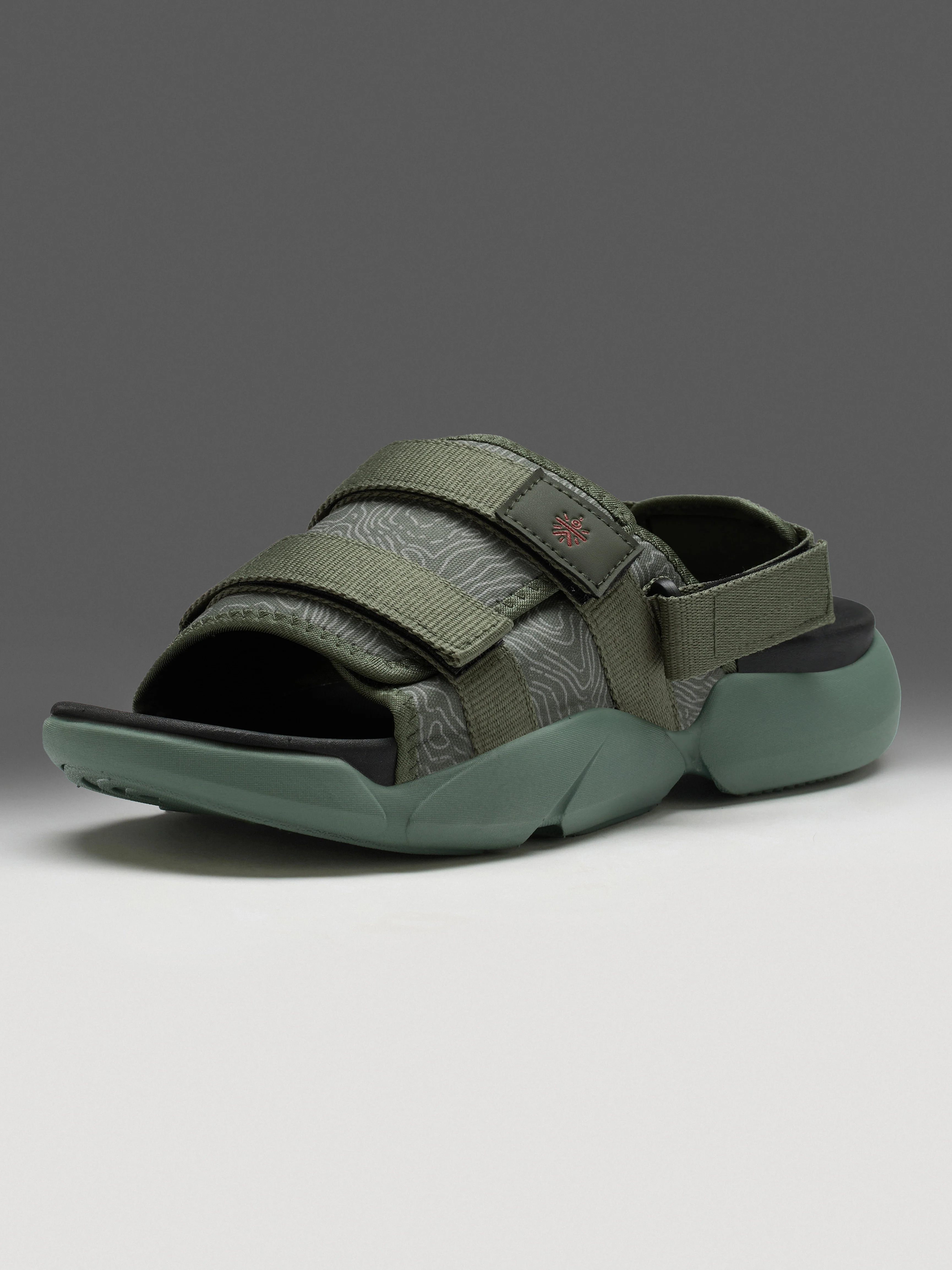 cult Men's FlexStrap Sandals - Olive - Image 4