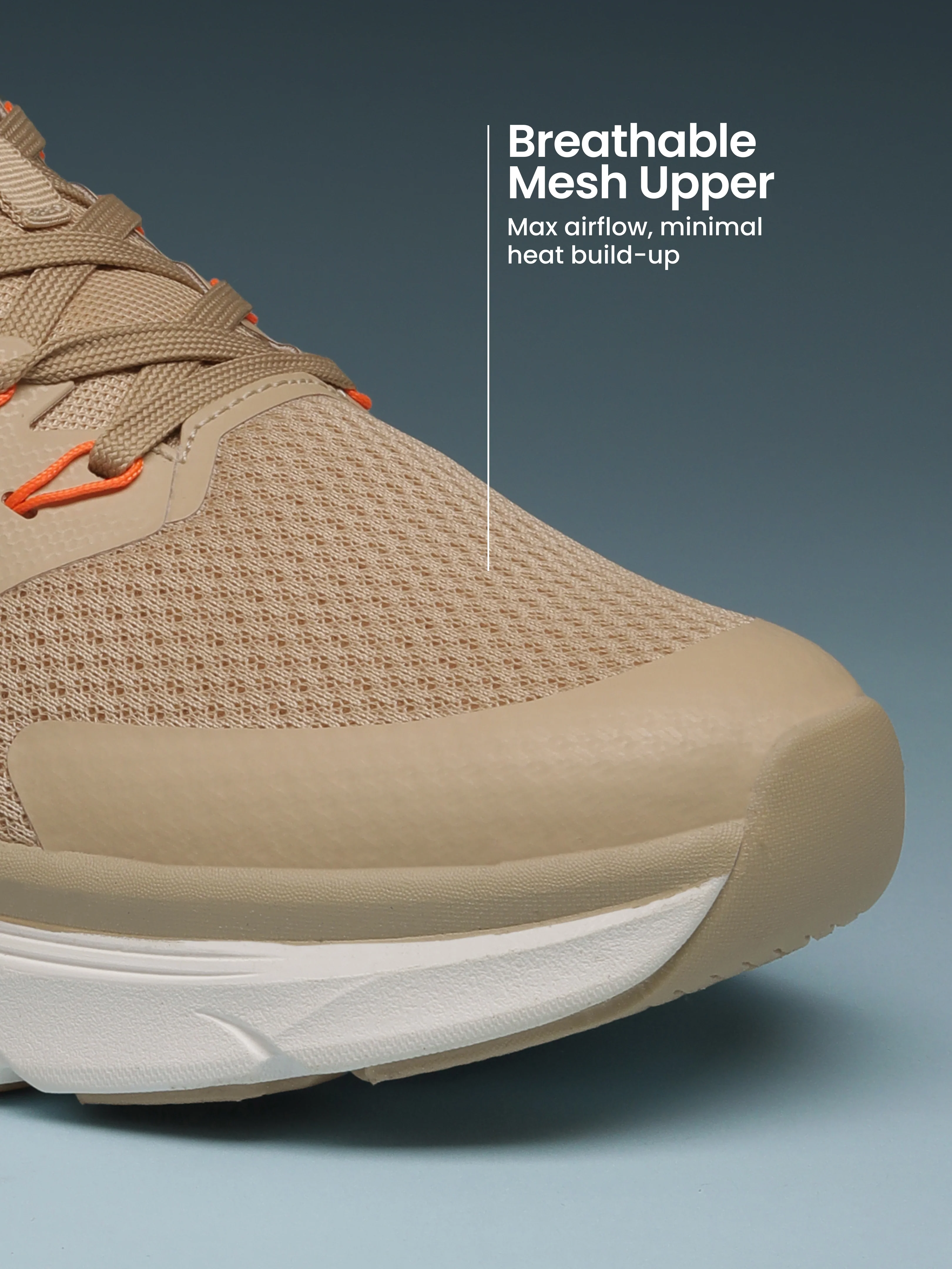 cult Men's Flint Running Shoes - Beige - Image 4