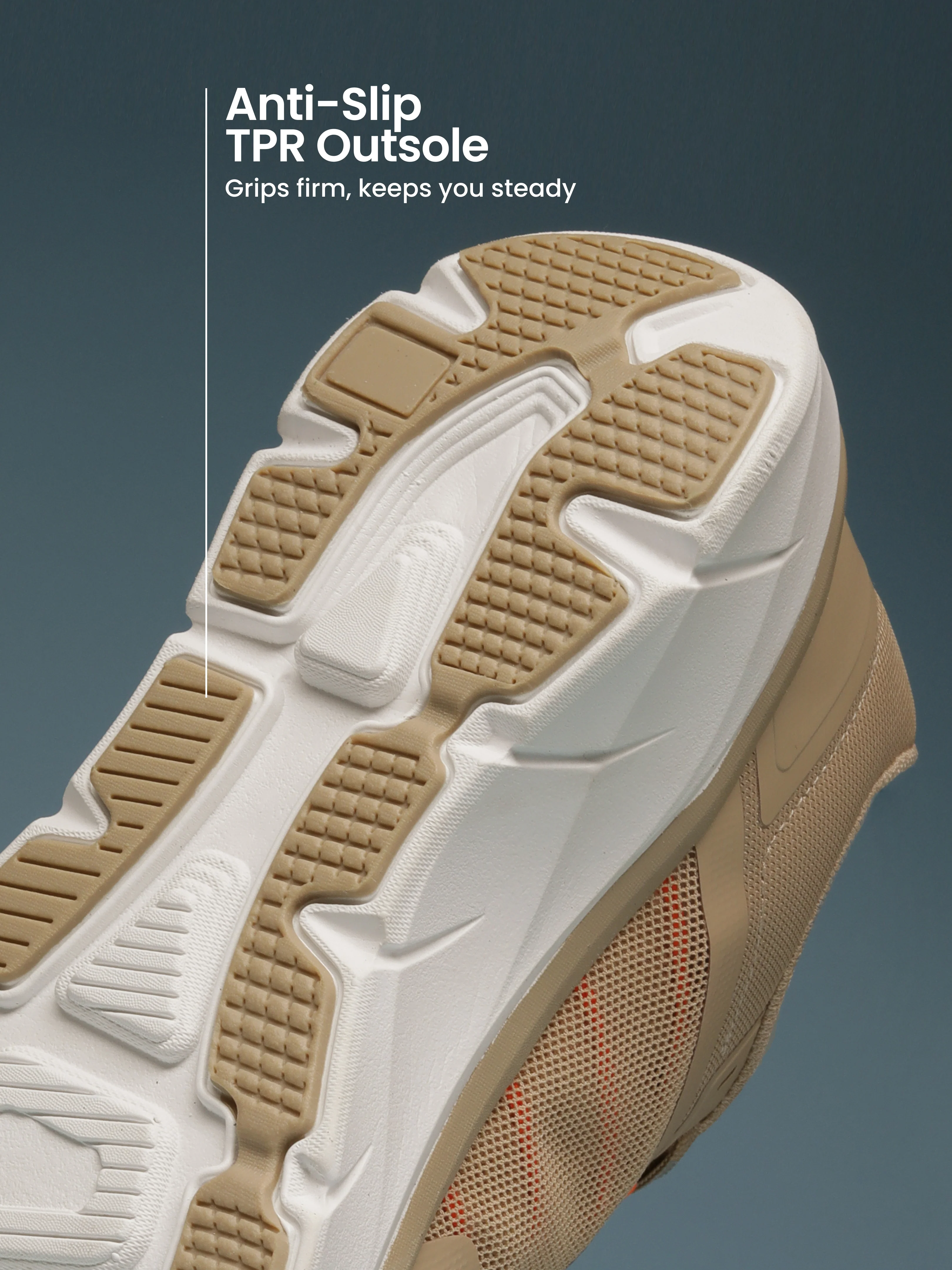 cult Men's Flint Running Shoes - Beige - Image 5