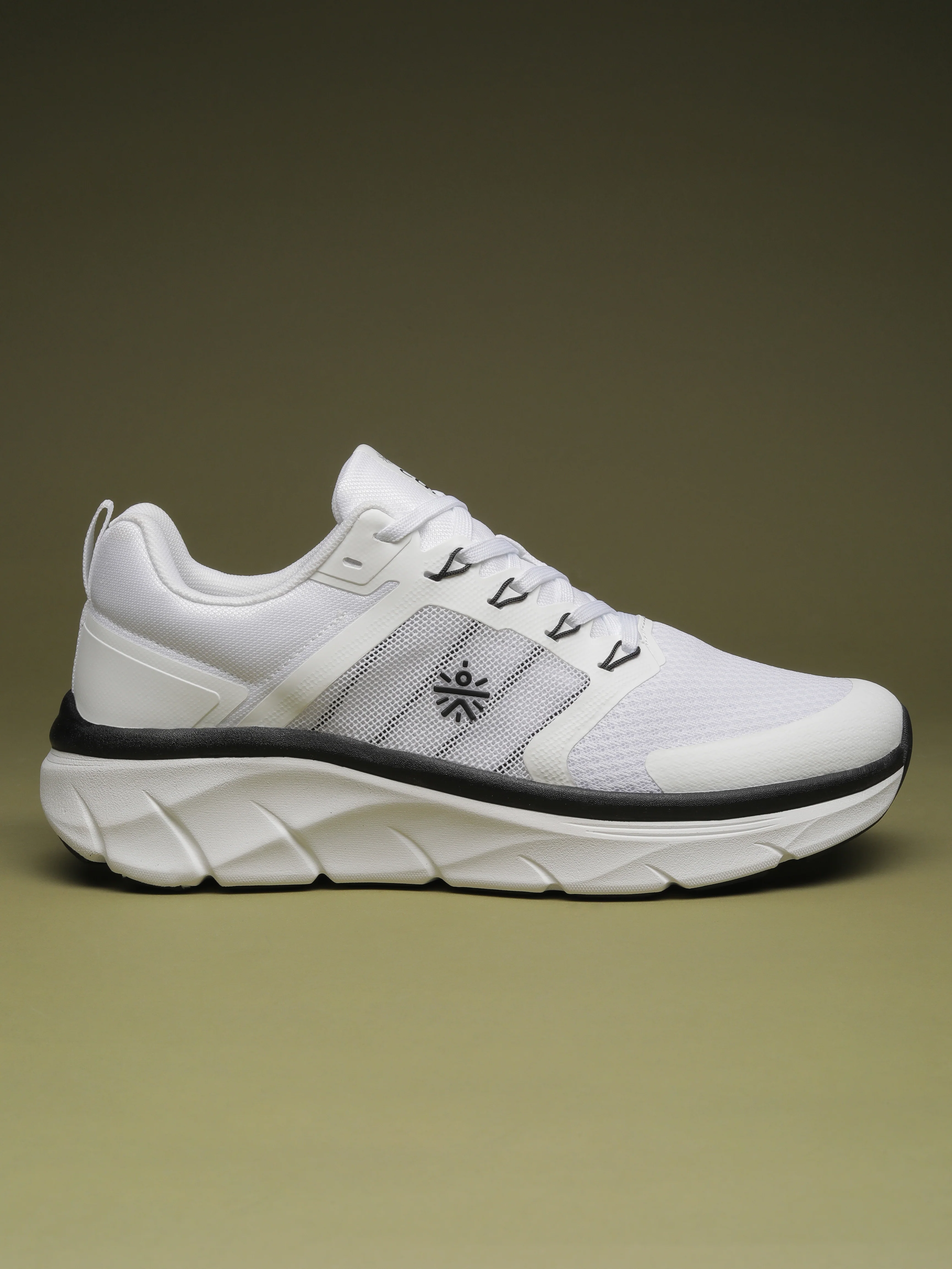 cult Men's Flint Running Shoes - White/Black - Image 3