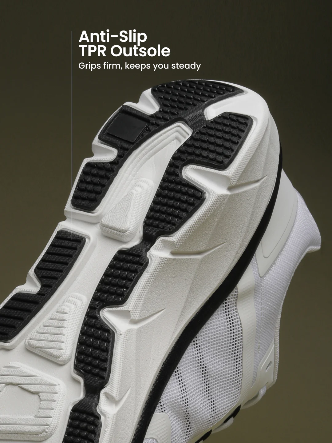 cult Men's Flint Running Shoes - White/Black - Image 5
