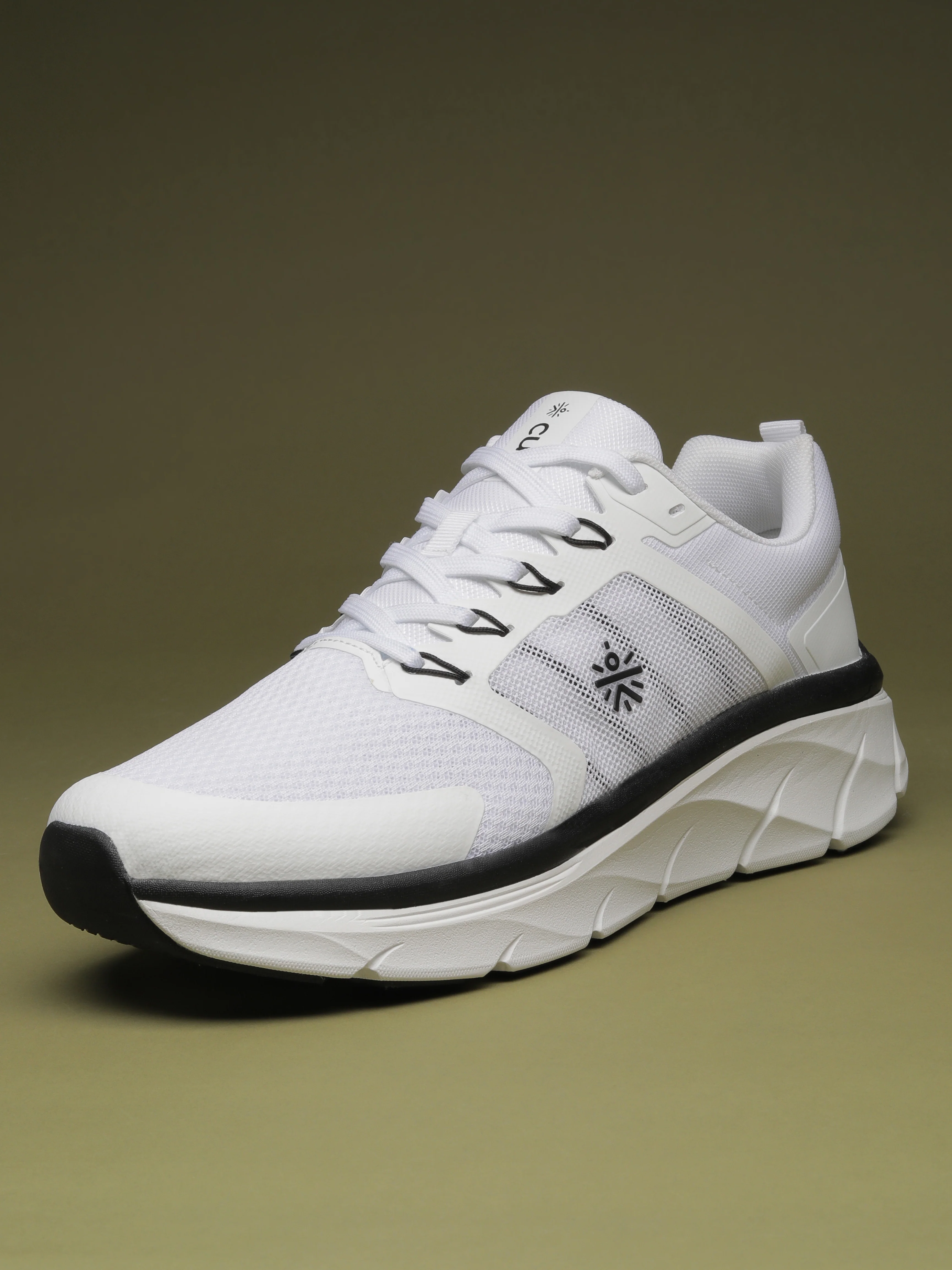 cult Men's Flint Running Shoes - White/Black - Image 7