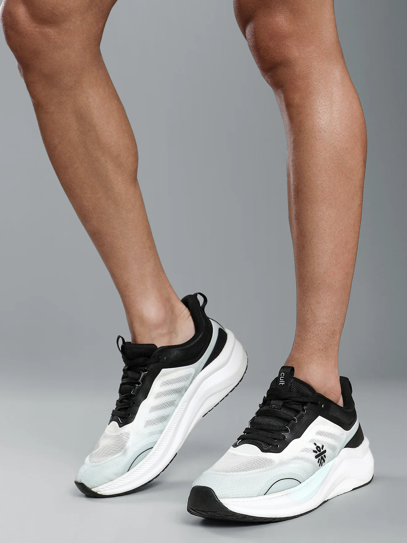 cult Men's Flowtech Running Shoes - Grey/Black - Image 6