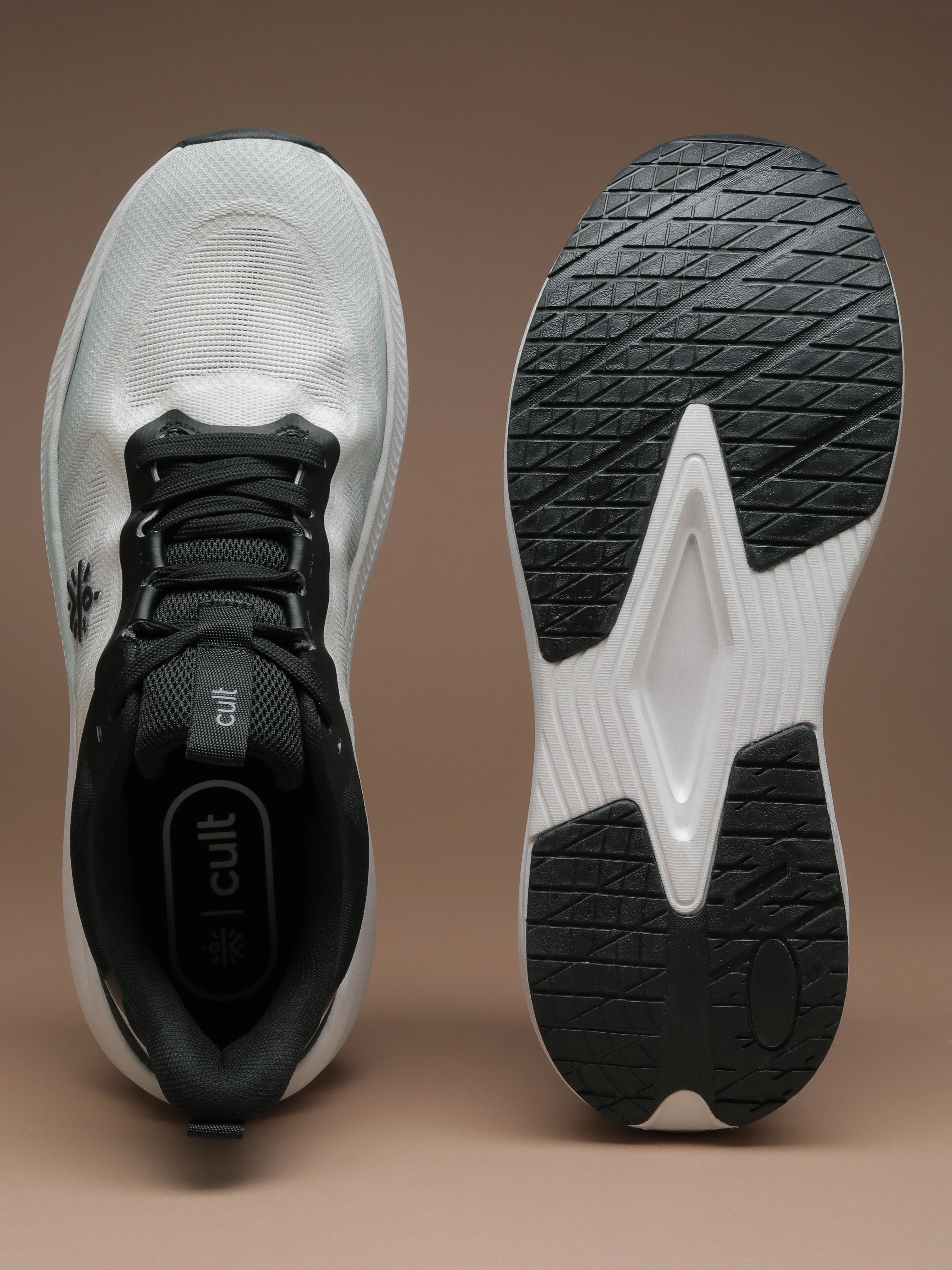 cult Men's Flowtech Running Shoes - Grey/Black - Image 9