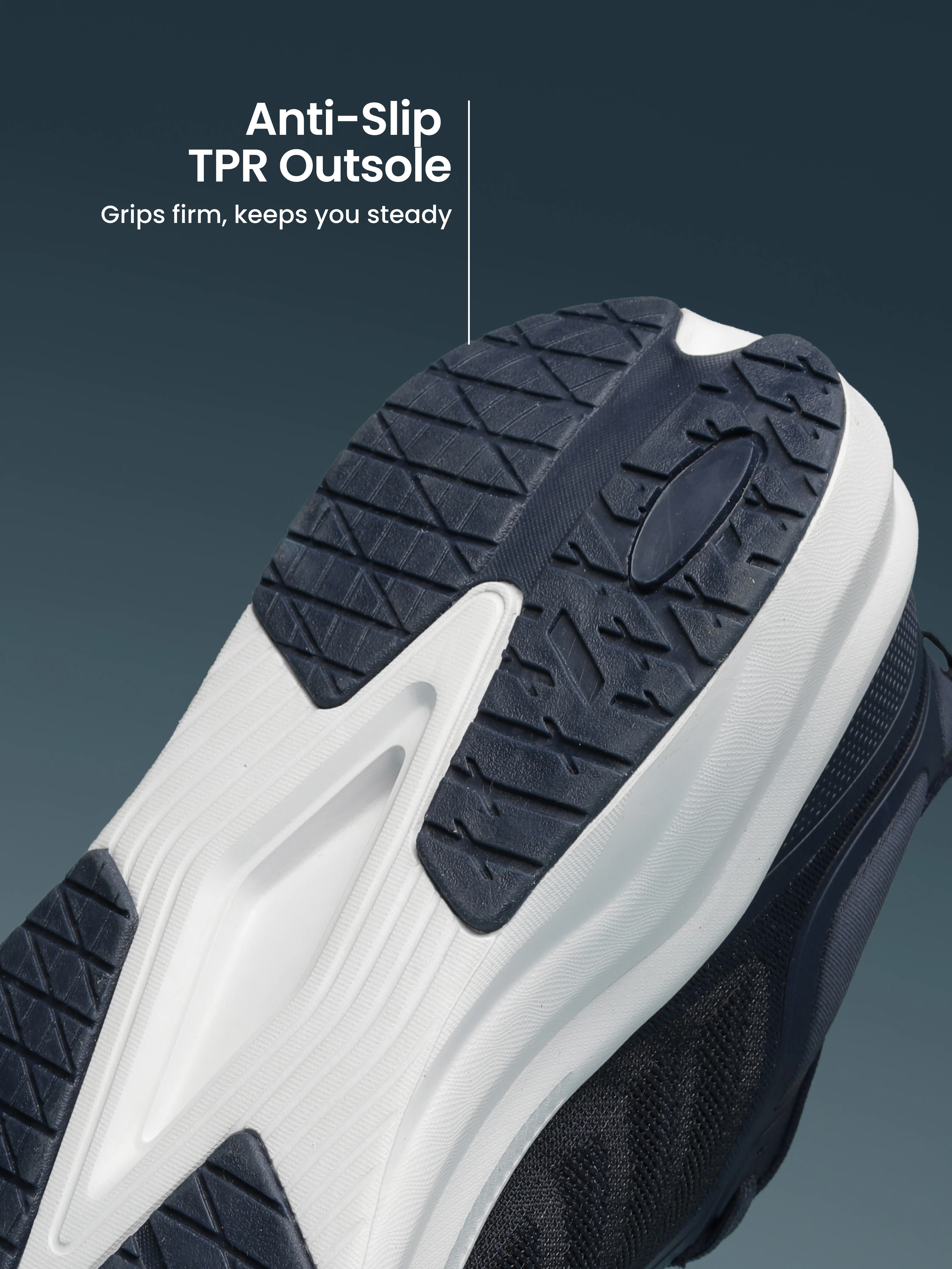 cult Men's Flowtech Running Shoes - Navy/Ice Blue - Image 5