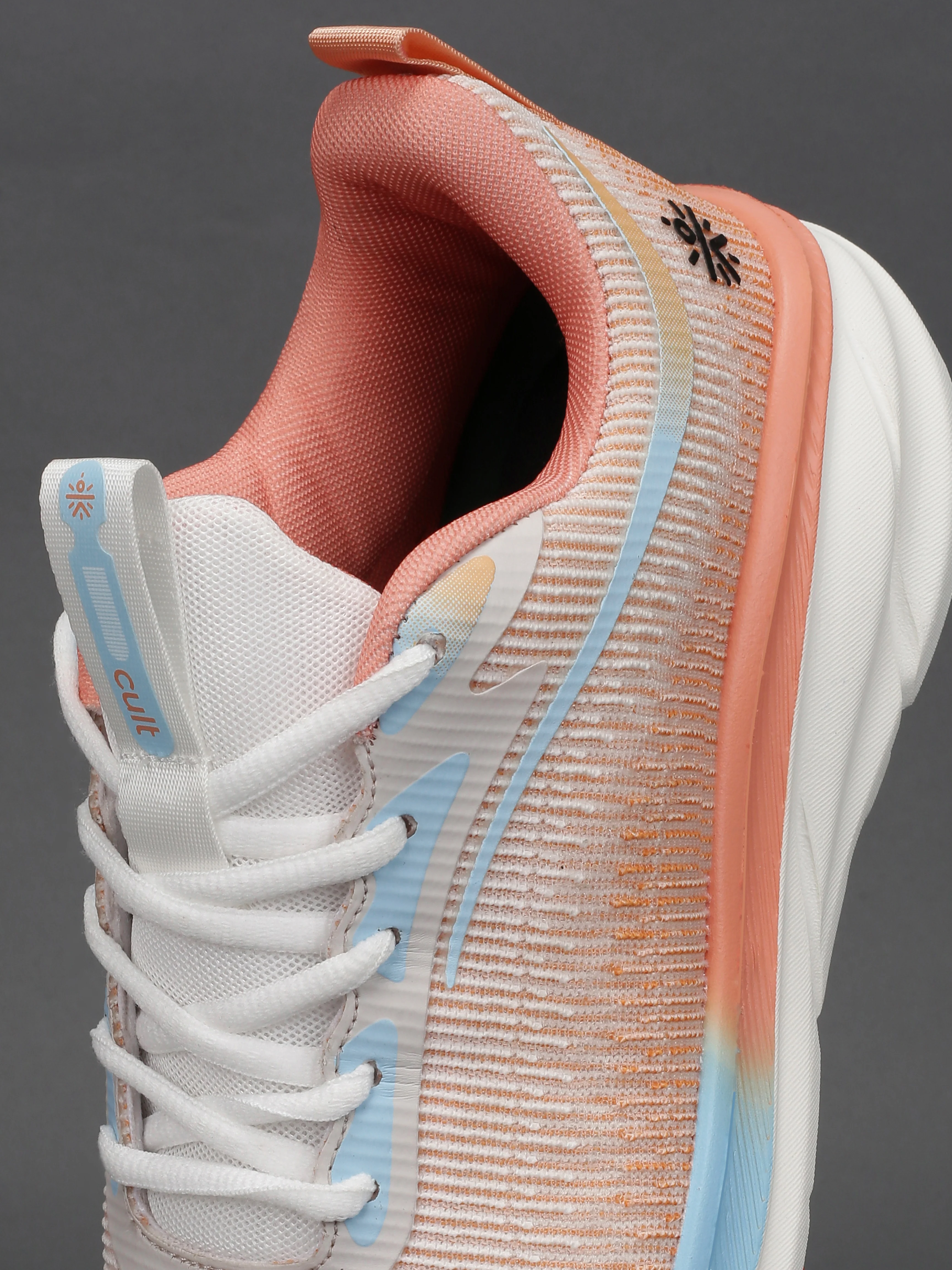 cult Men's Flytor Running Shoes - L. Peach/Ice Blue - Image 10