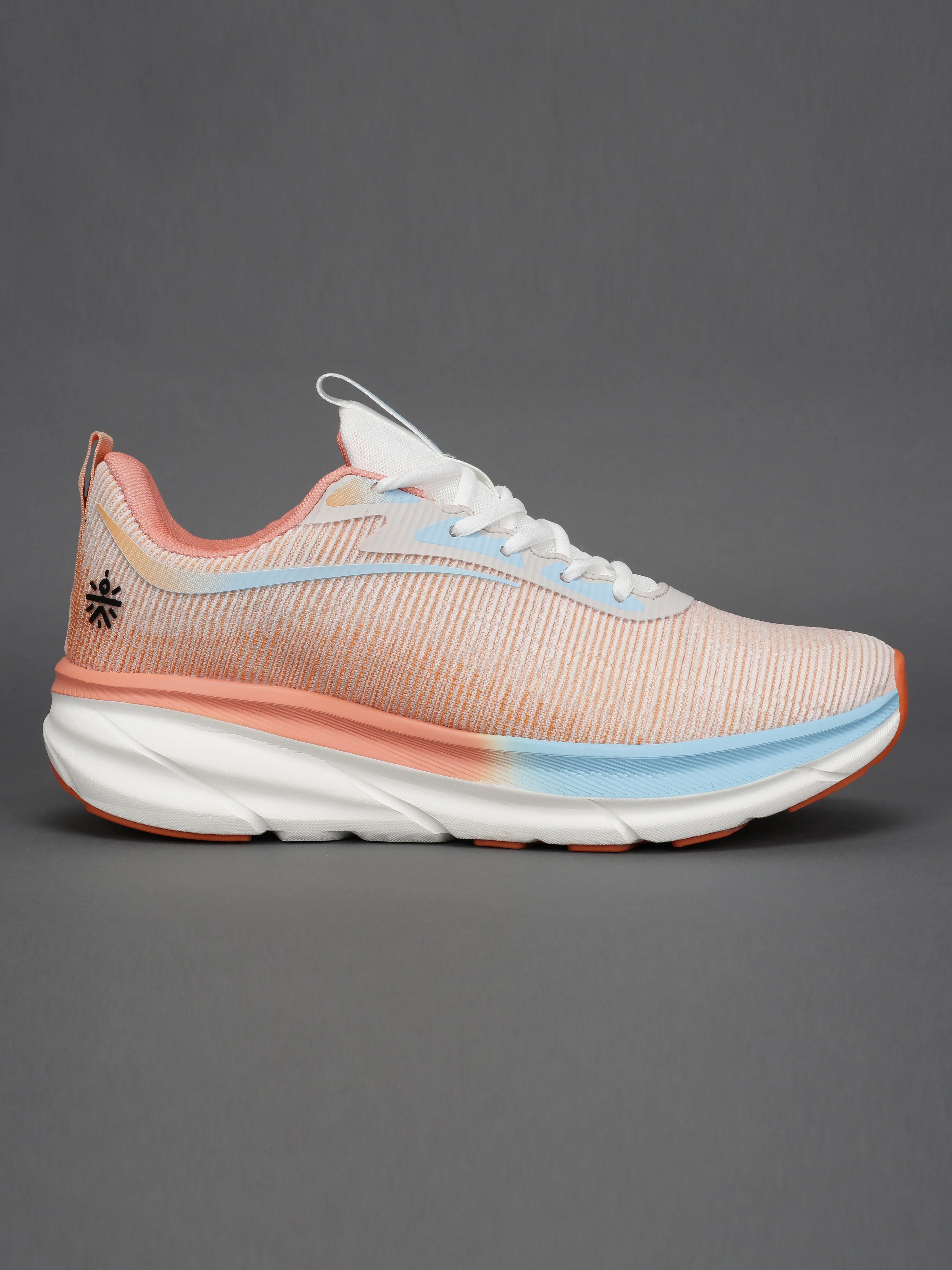 cult Men's Flytor Running Shoes - L. Peach/Ice Blue - Image 3