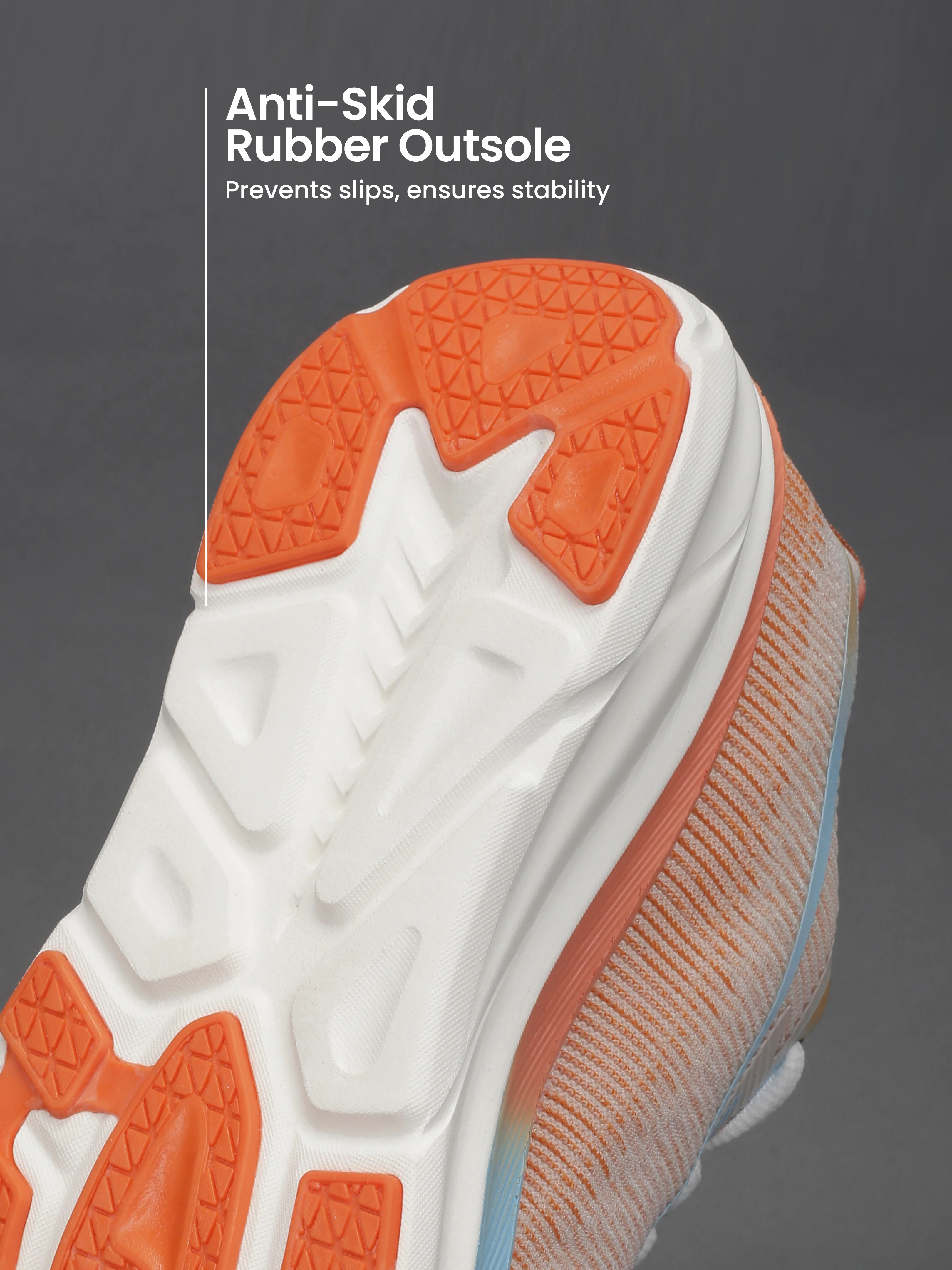 cult Men's Flytor Running Shoes - L. Peach/Ice Blue - Image 5