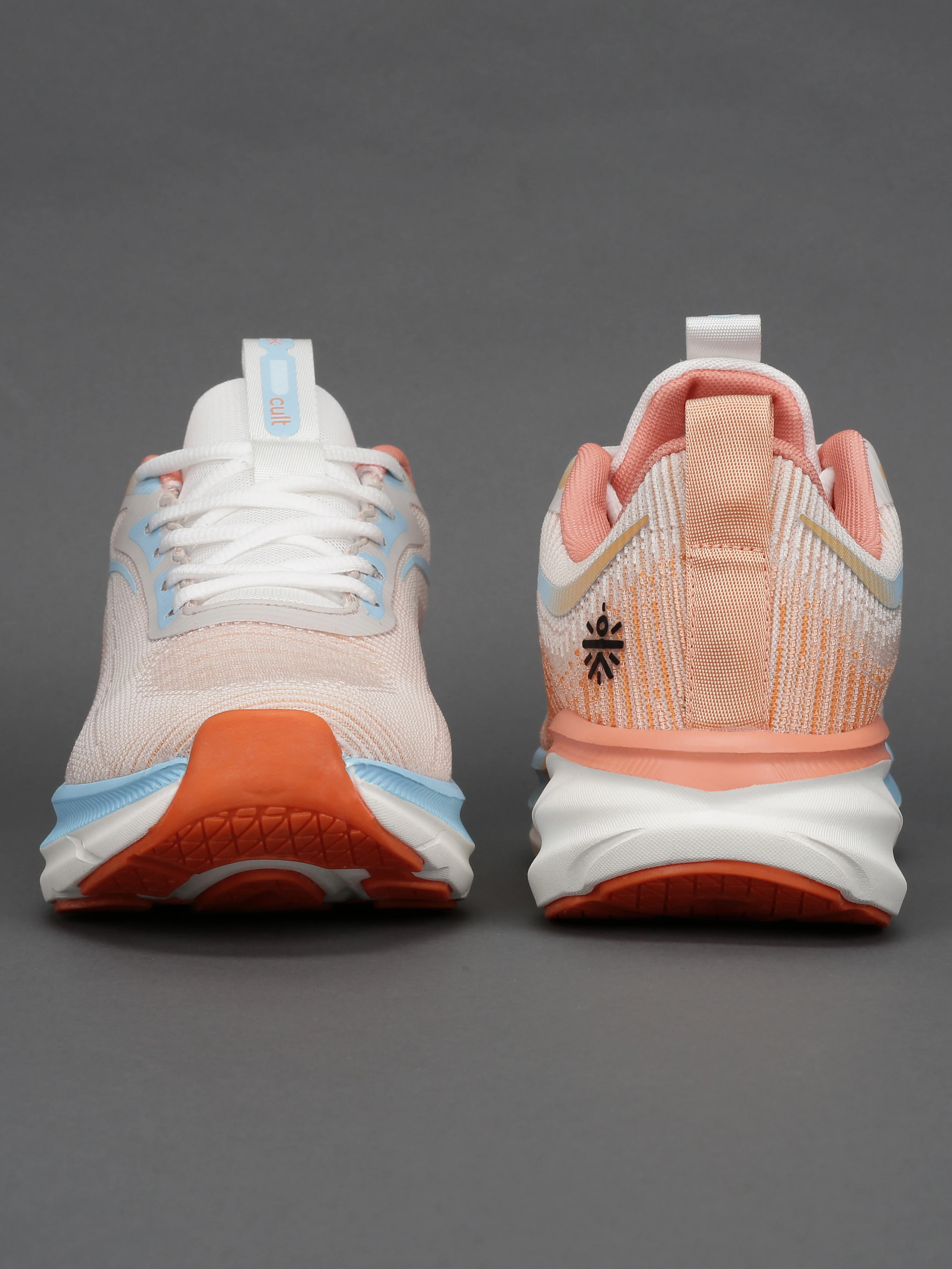 cult Men's Flytor Running Shoes - L. Peach/Ice Blue - Image 9