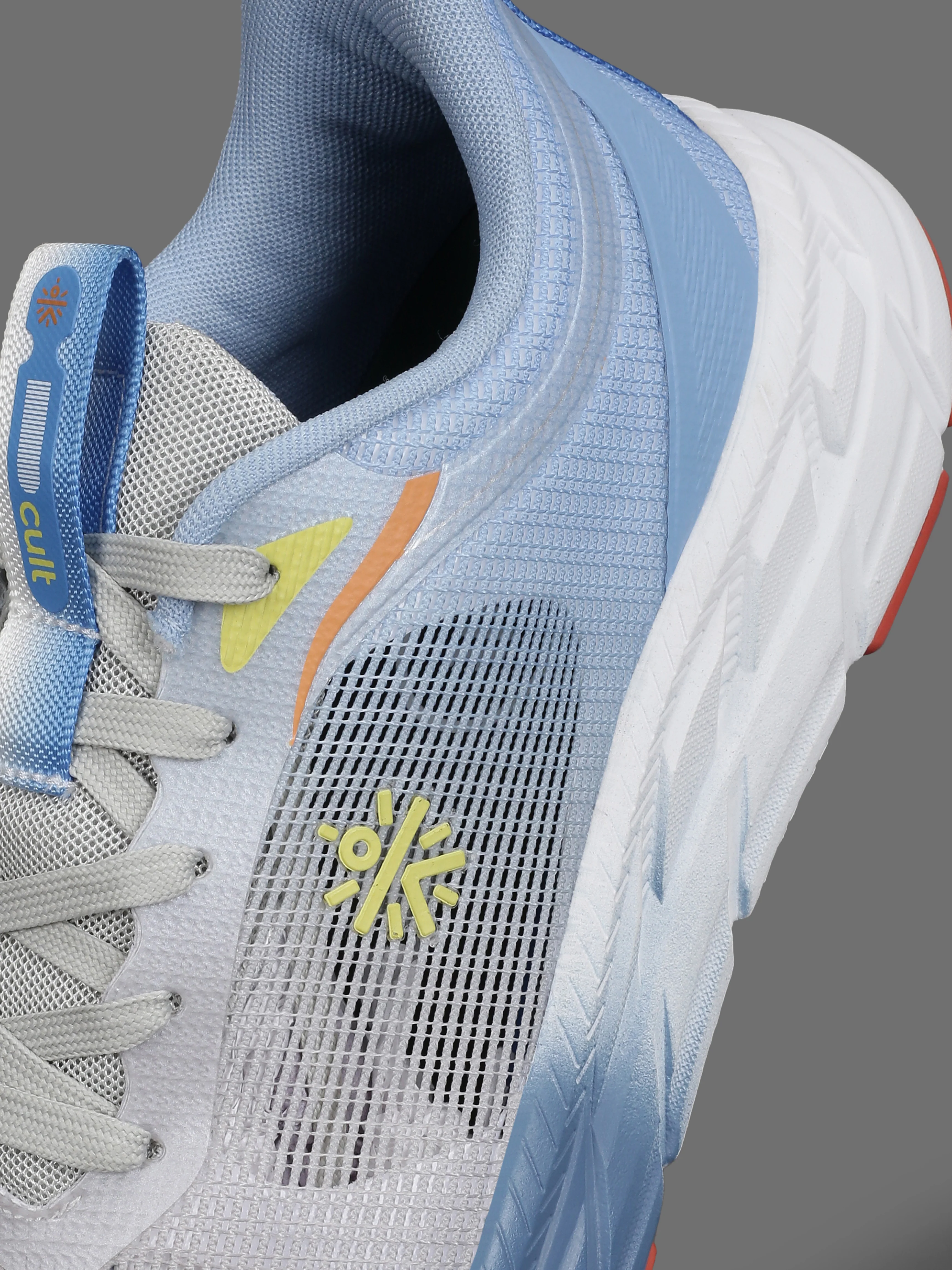 cult Men's Fortis Casual Shoes - Grey & Blue - Image 9