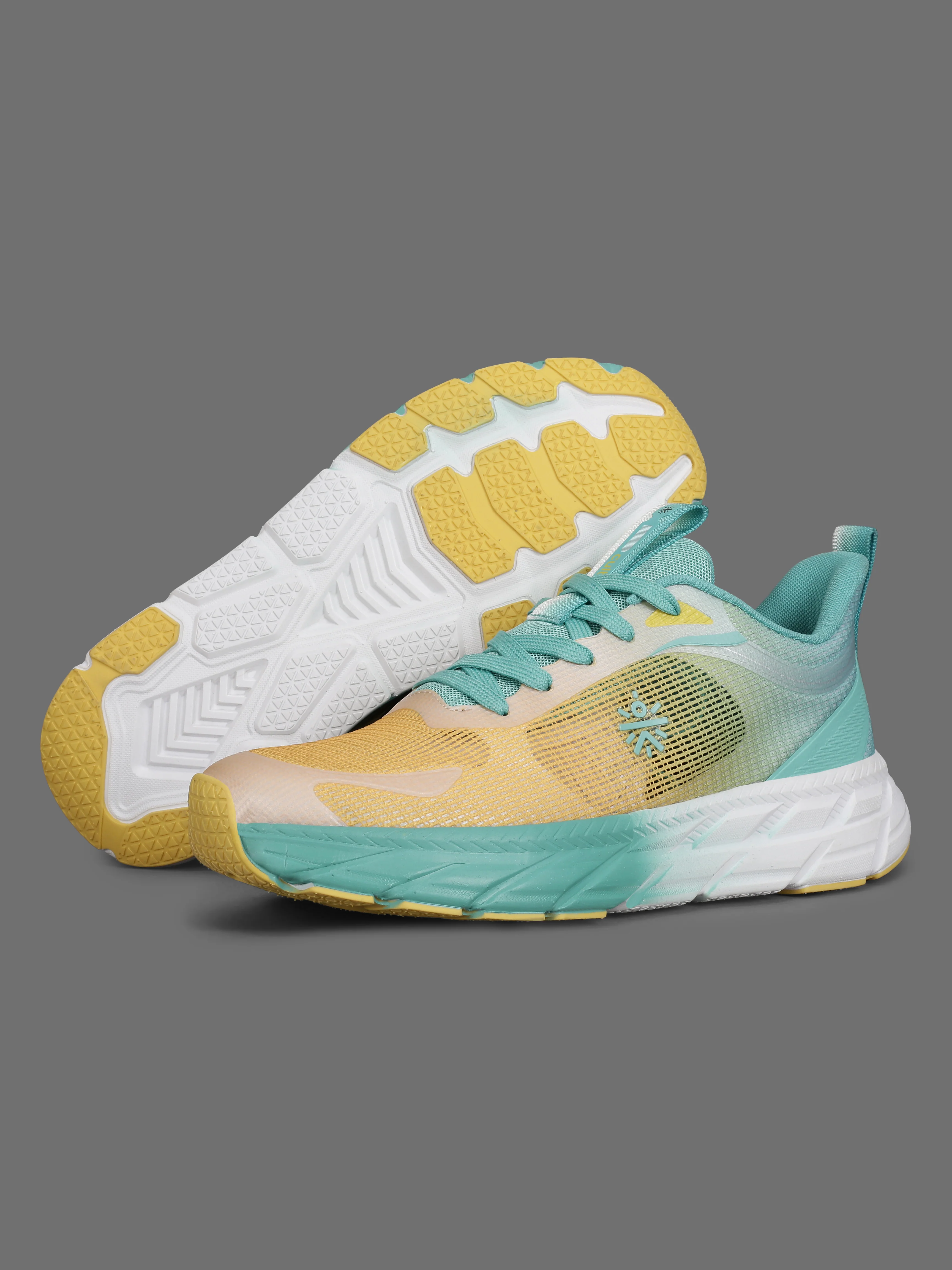 cult Men's Fortis Casual Shoes - Yellow/Mint Green - Image 12