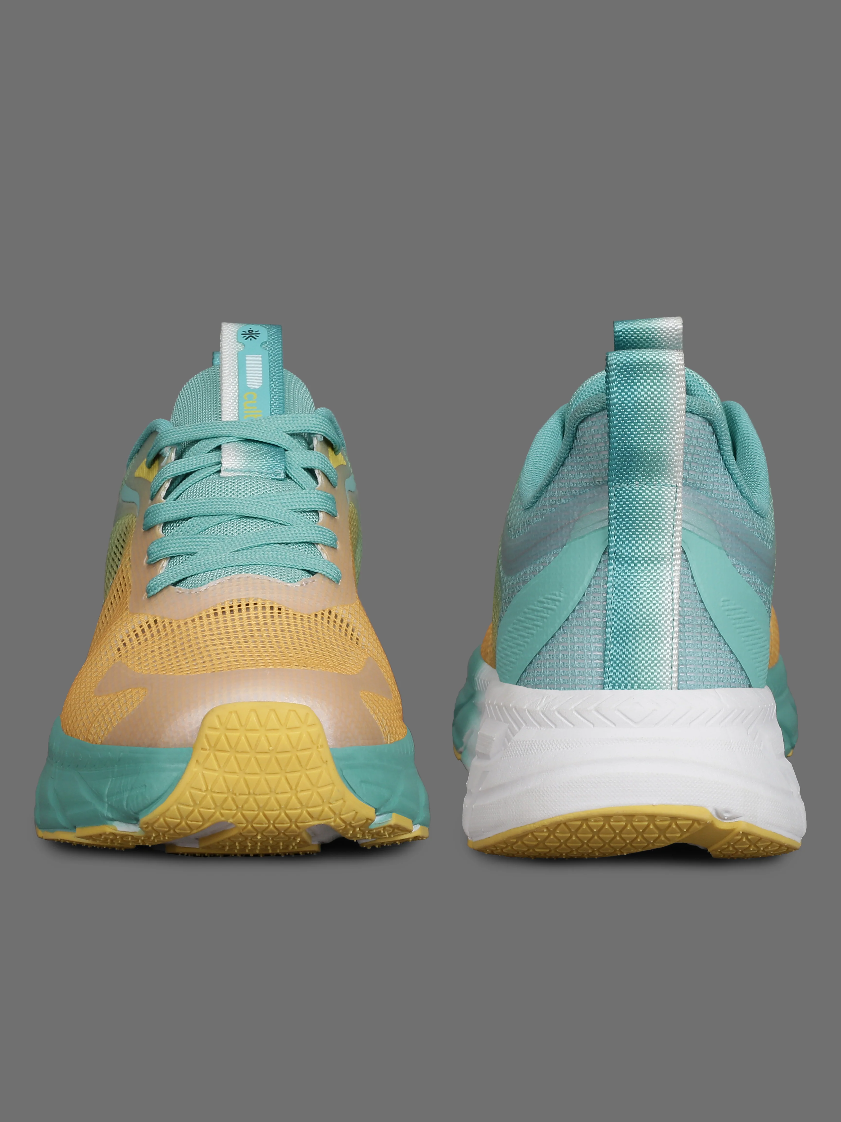 cult Men's Fortis Casual Shoes - Yellow/Mint Green - Image 7