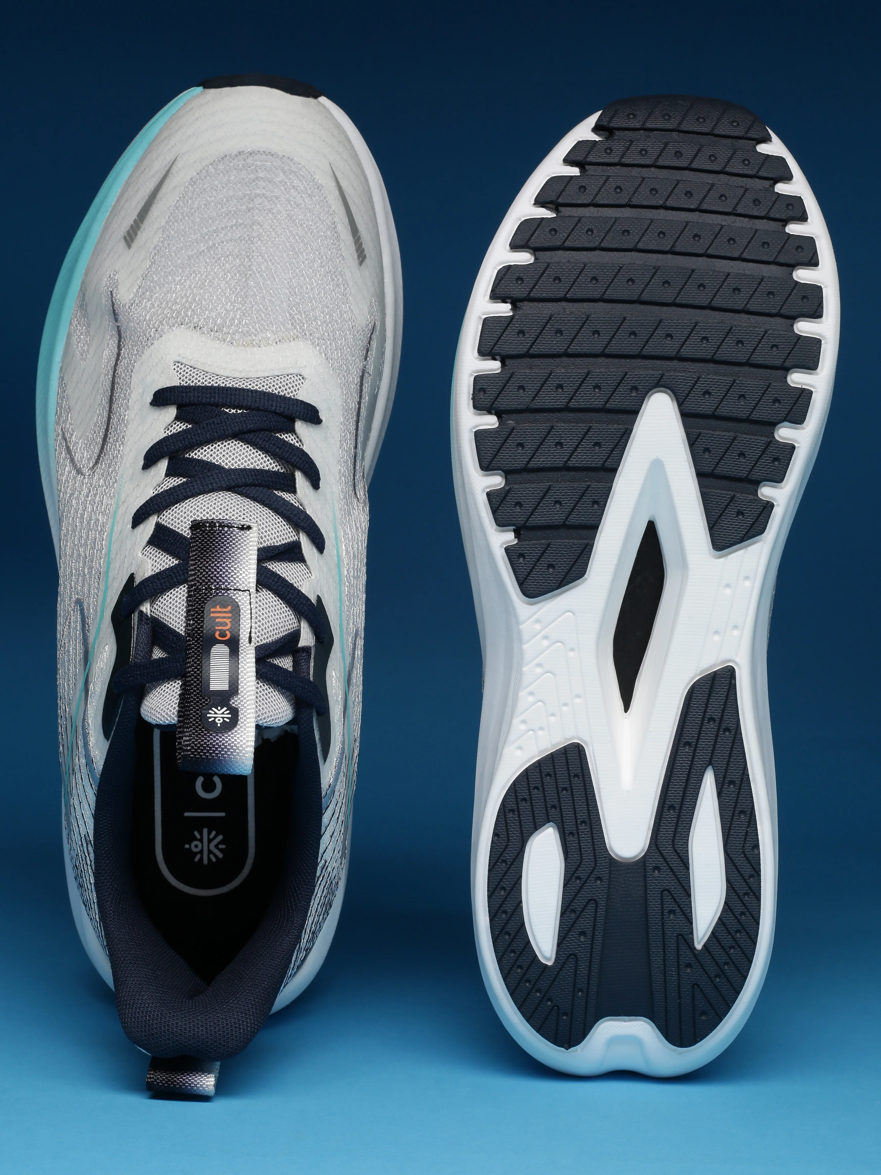 cult Men's GlaciusX Running Shoes  - Grey - Image 7